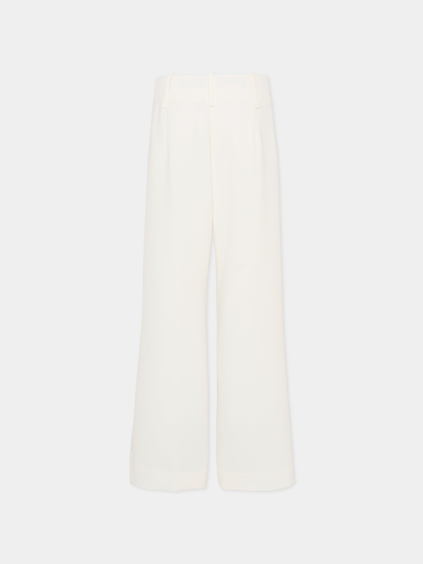 Pantaloni avorio per bambina con logo,Monnalisa,71G404 - 7303 - 0001