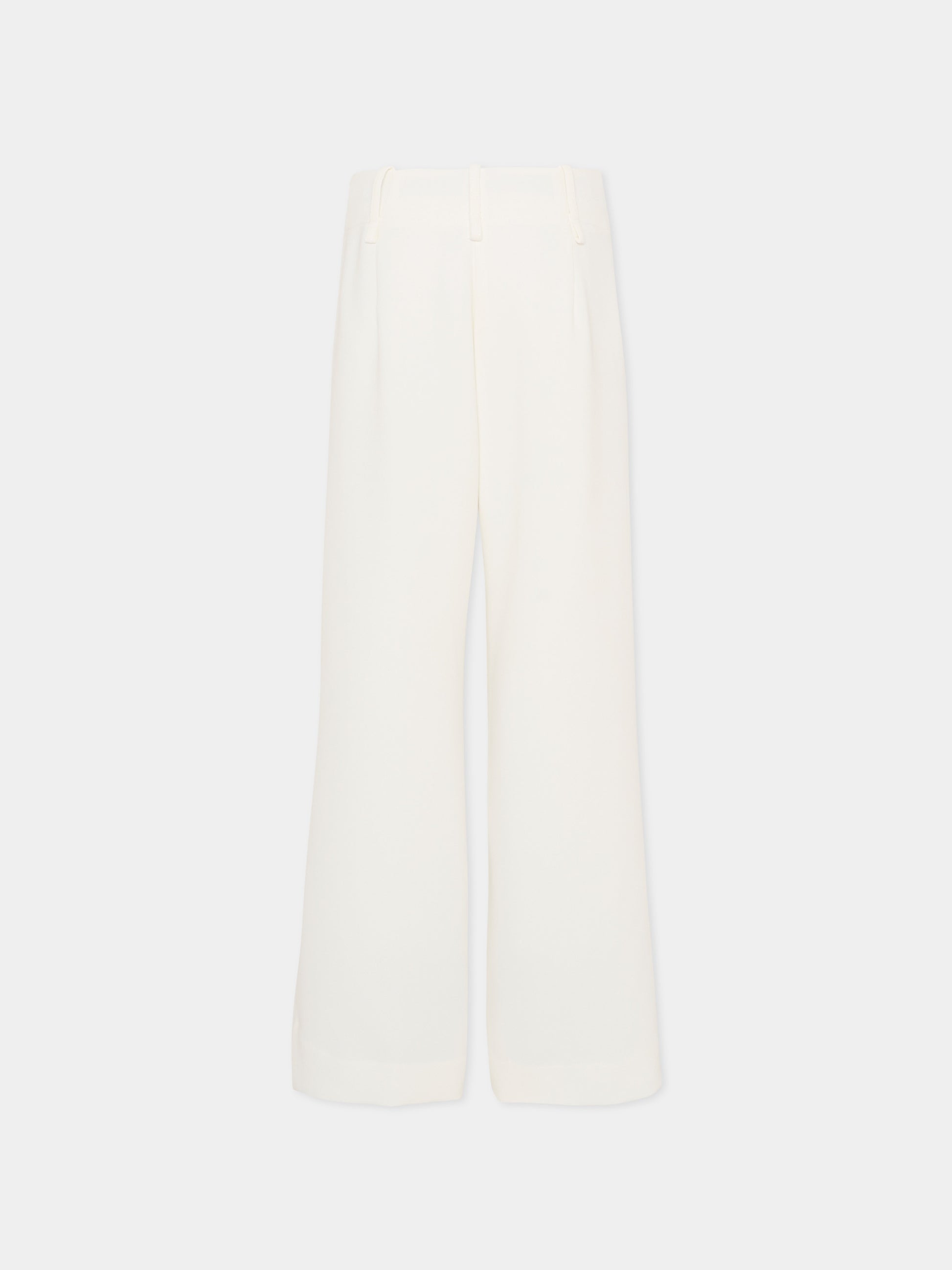 Pantaloni avorio per bambina con logo,Monnalisa,71G404 - 7303 - 0001