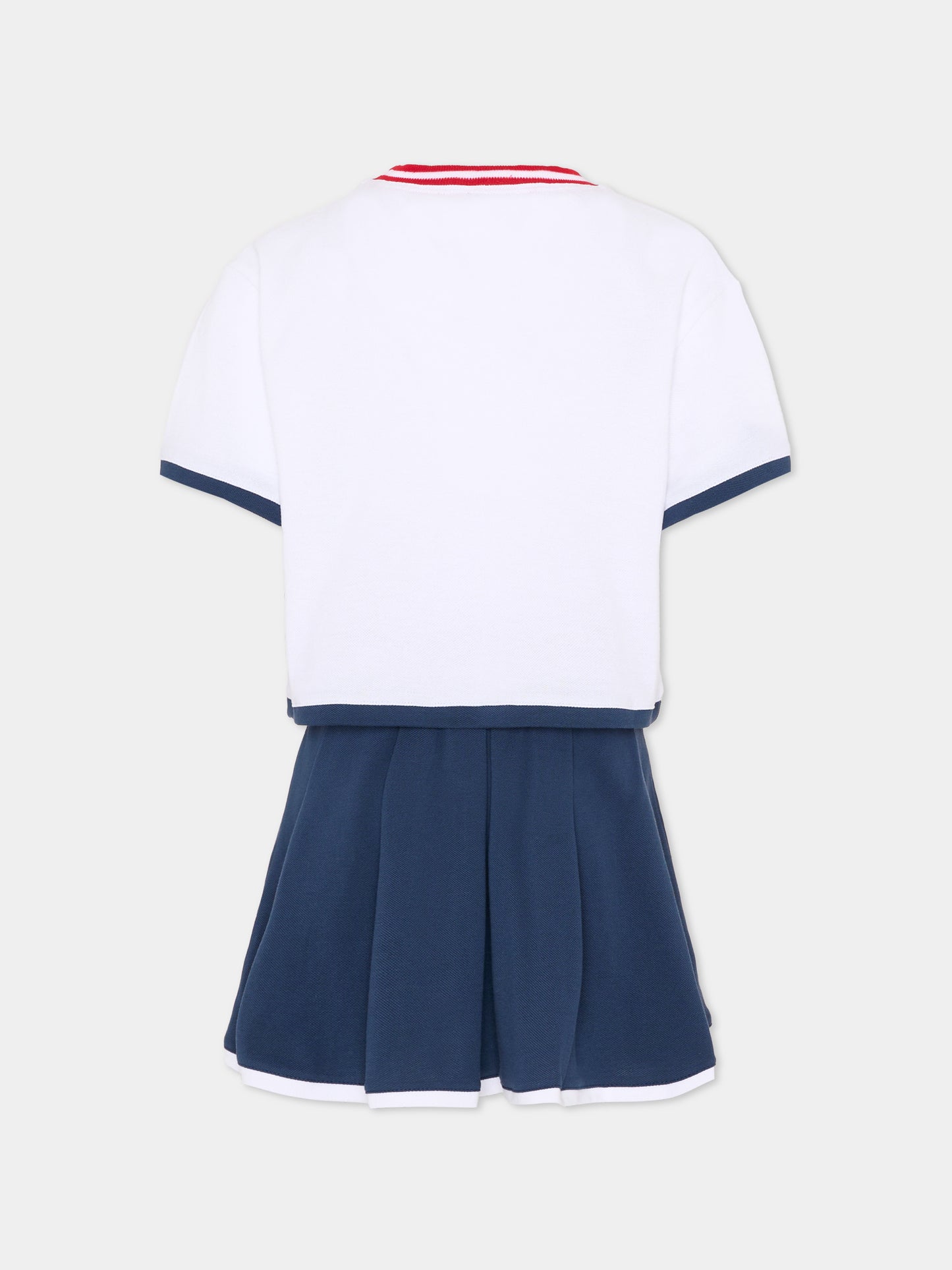 Completo bianco per bambina con Hello Kitty,Monnalisa,19G502 - 7006 - 9956