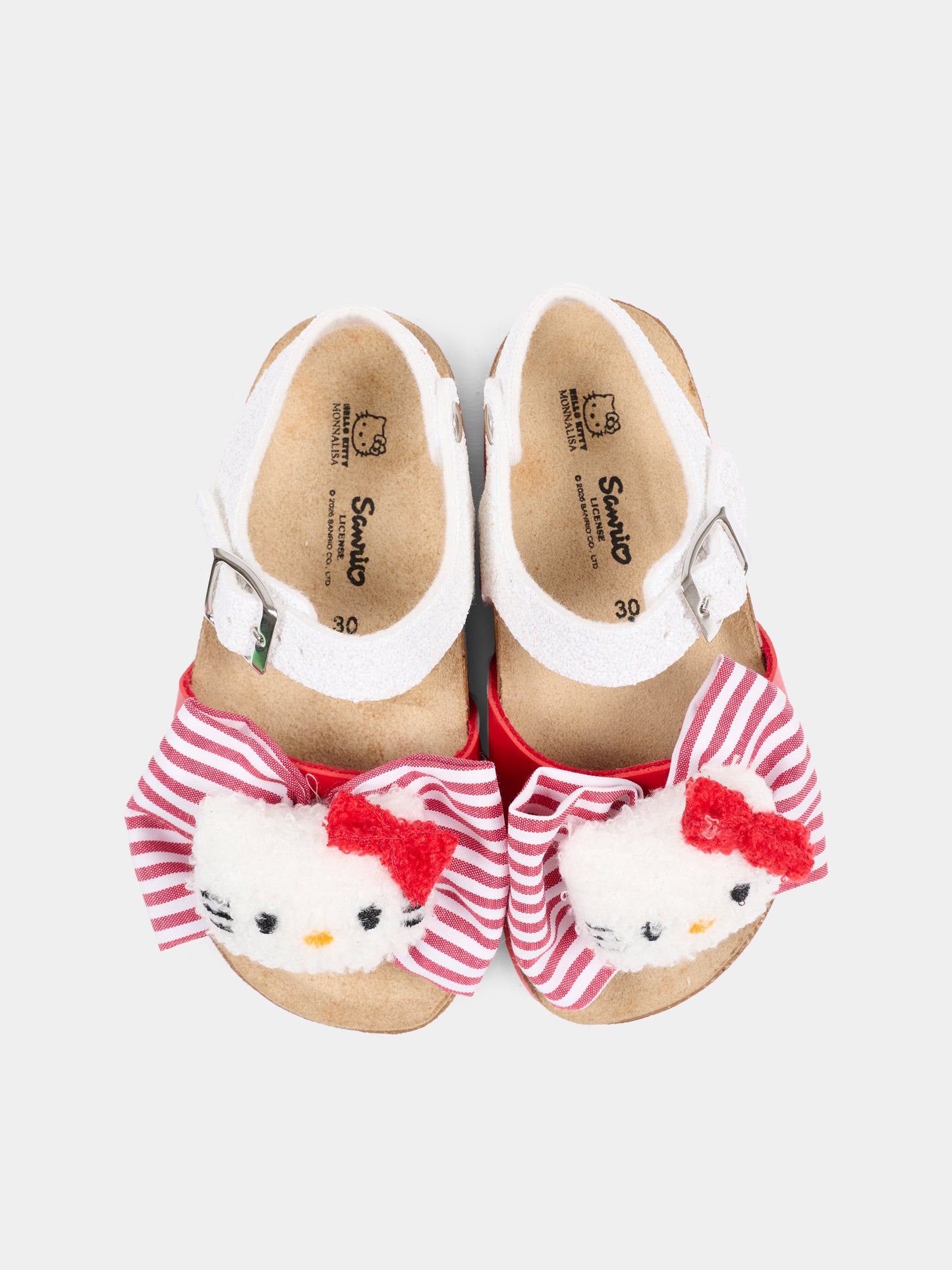 Sandali bianchi per bambina con Hello Kitty,Monnalisa,8CG015 - 7702 - 9944