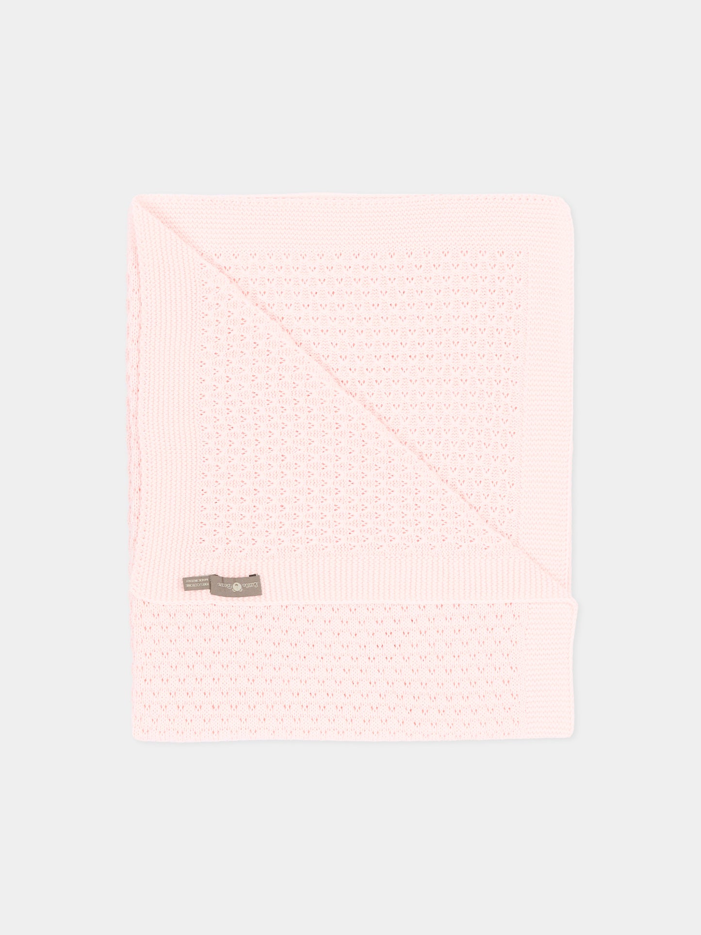 Copertina rosa per neonata traforata,Little Bear,3113 CIPRIA