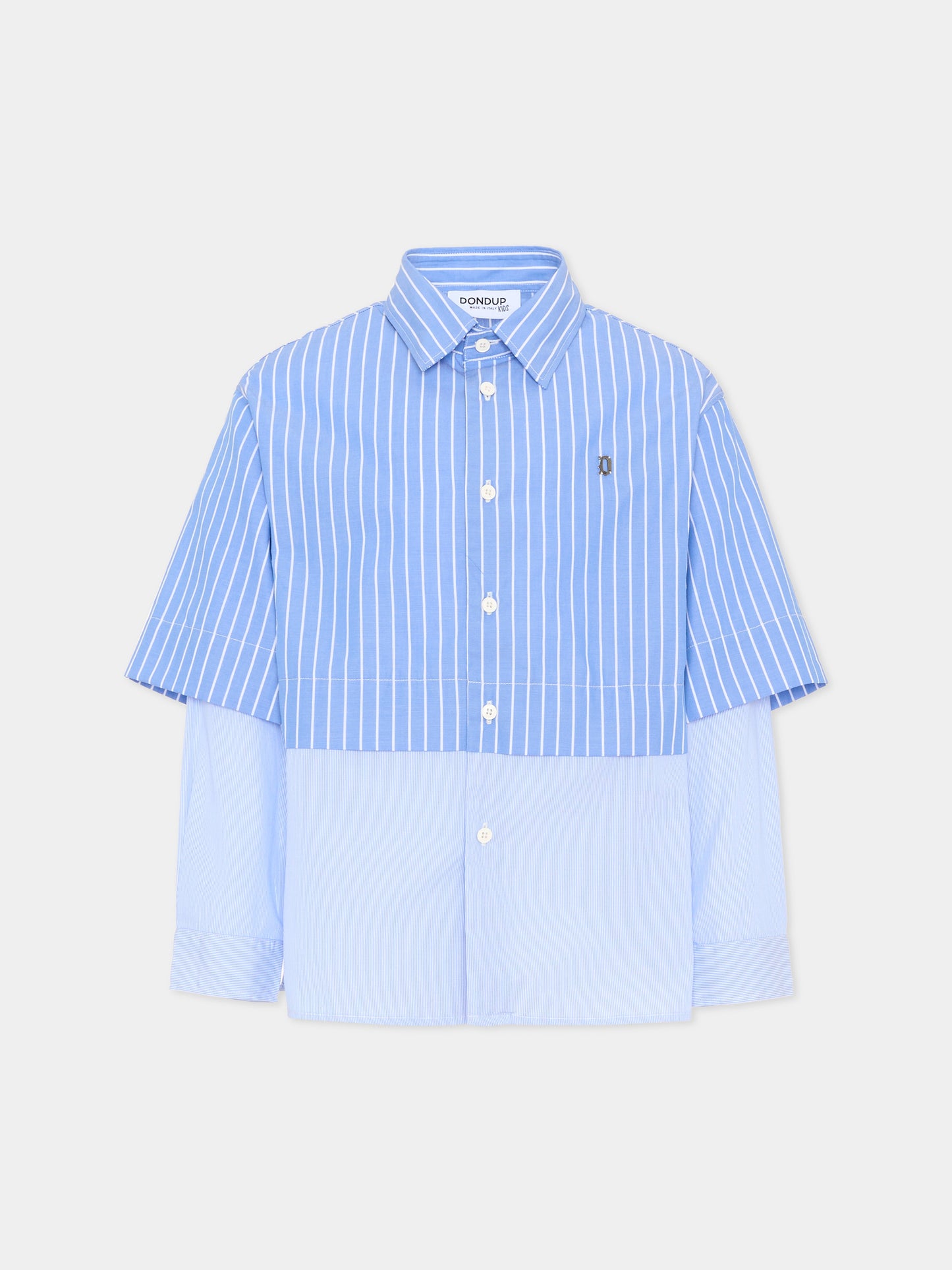 Camicia multicolor per bambino a righe,Dondup Kids,DMCA049 0 CR016 D128