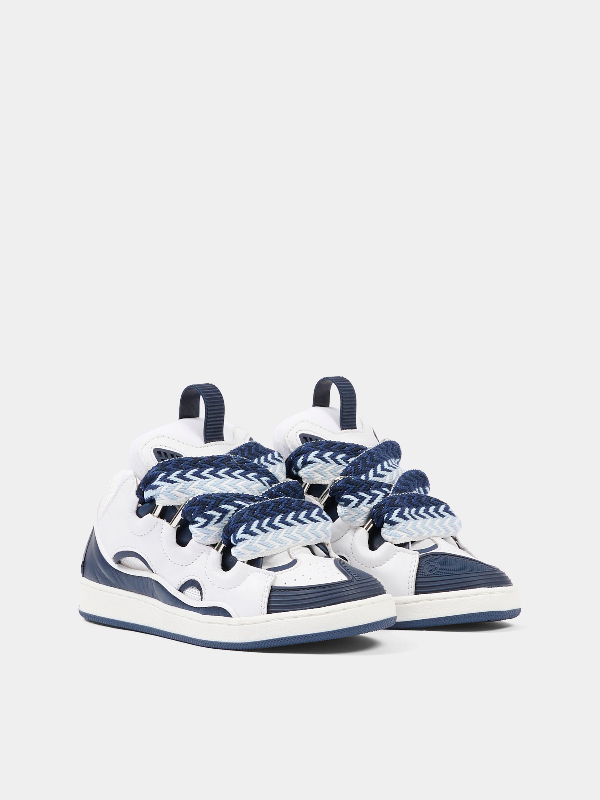 Sneakers blu per bambino con motivo Curb,Lanvin Petite,N30357 N68