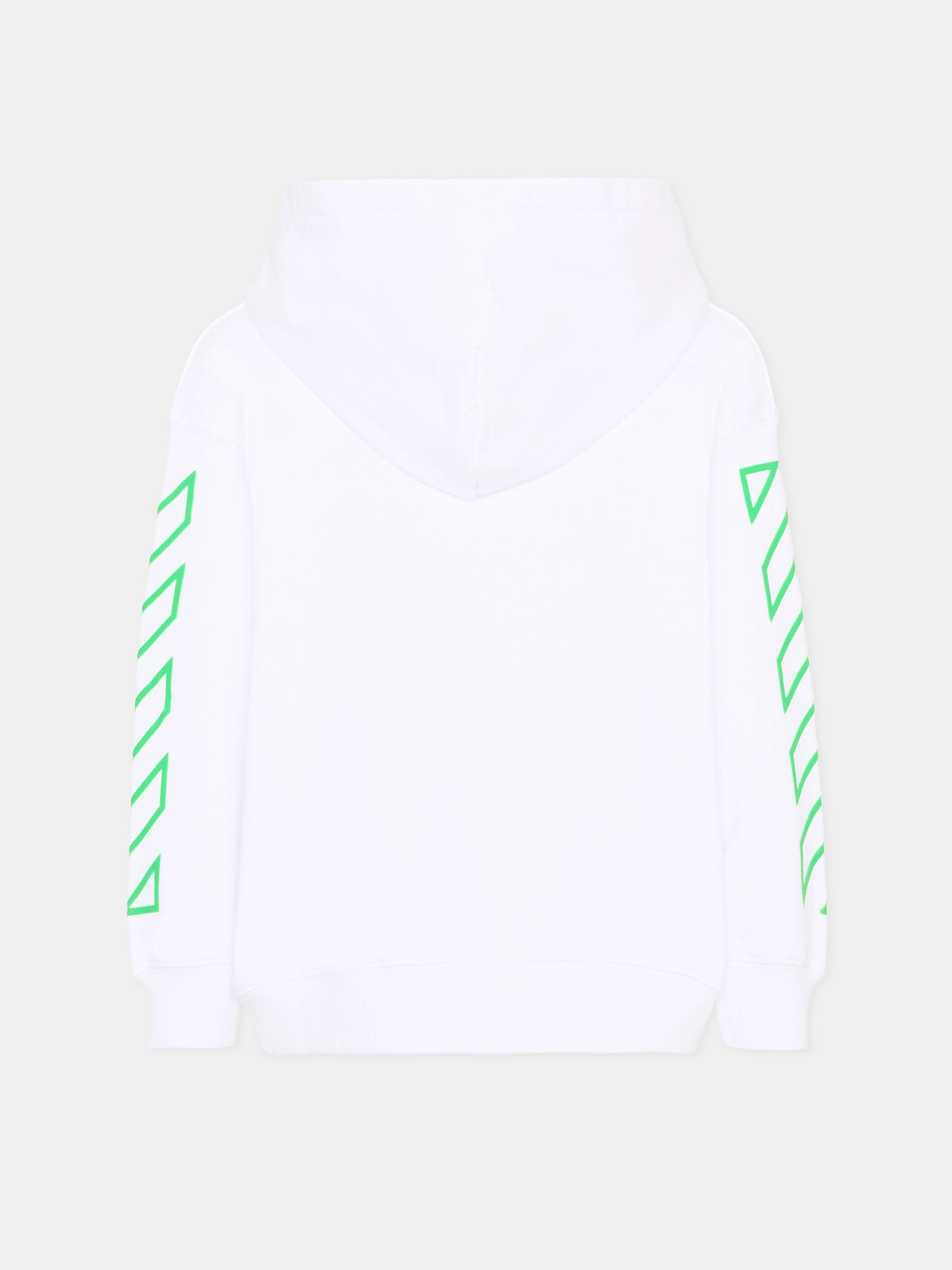 Felpa bianca per bambino con logo,Off White,44BBB001S26F003100
