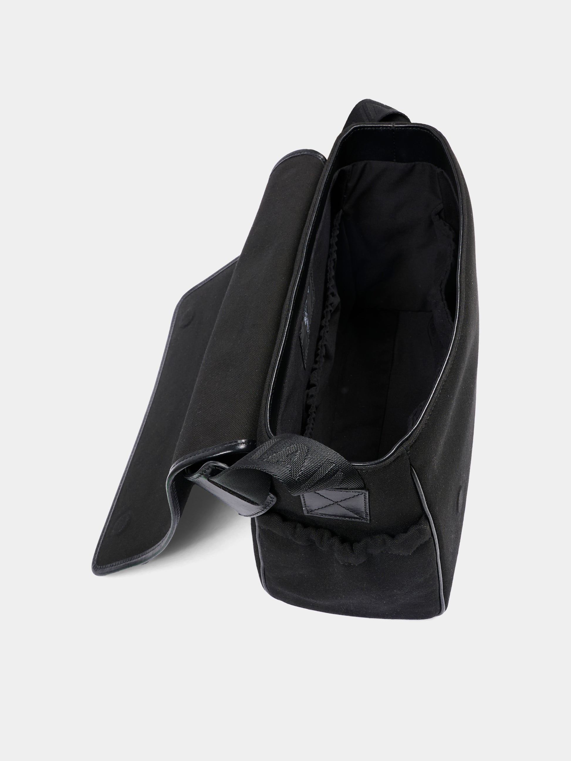 Borsa mamma nera per neonati con logo ricamato,Balmain Kids,BY0618-Z0042 930AV