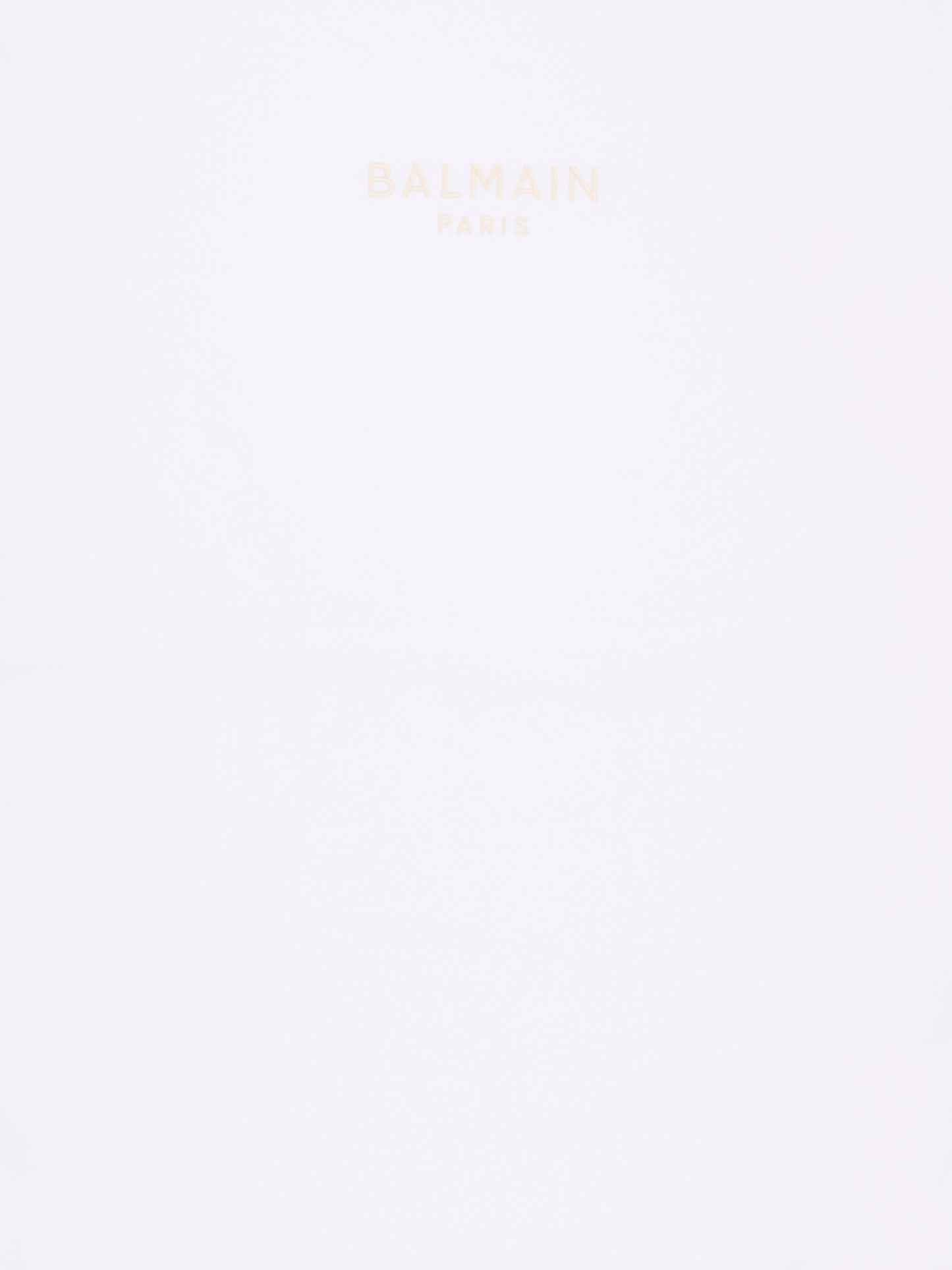 Coperta bianca per neonati con logo,Balmain Kids,BY0620-Z3278 100BG