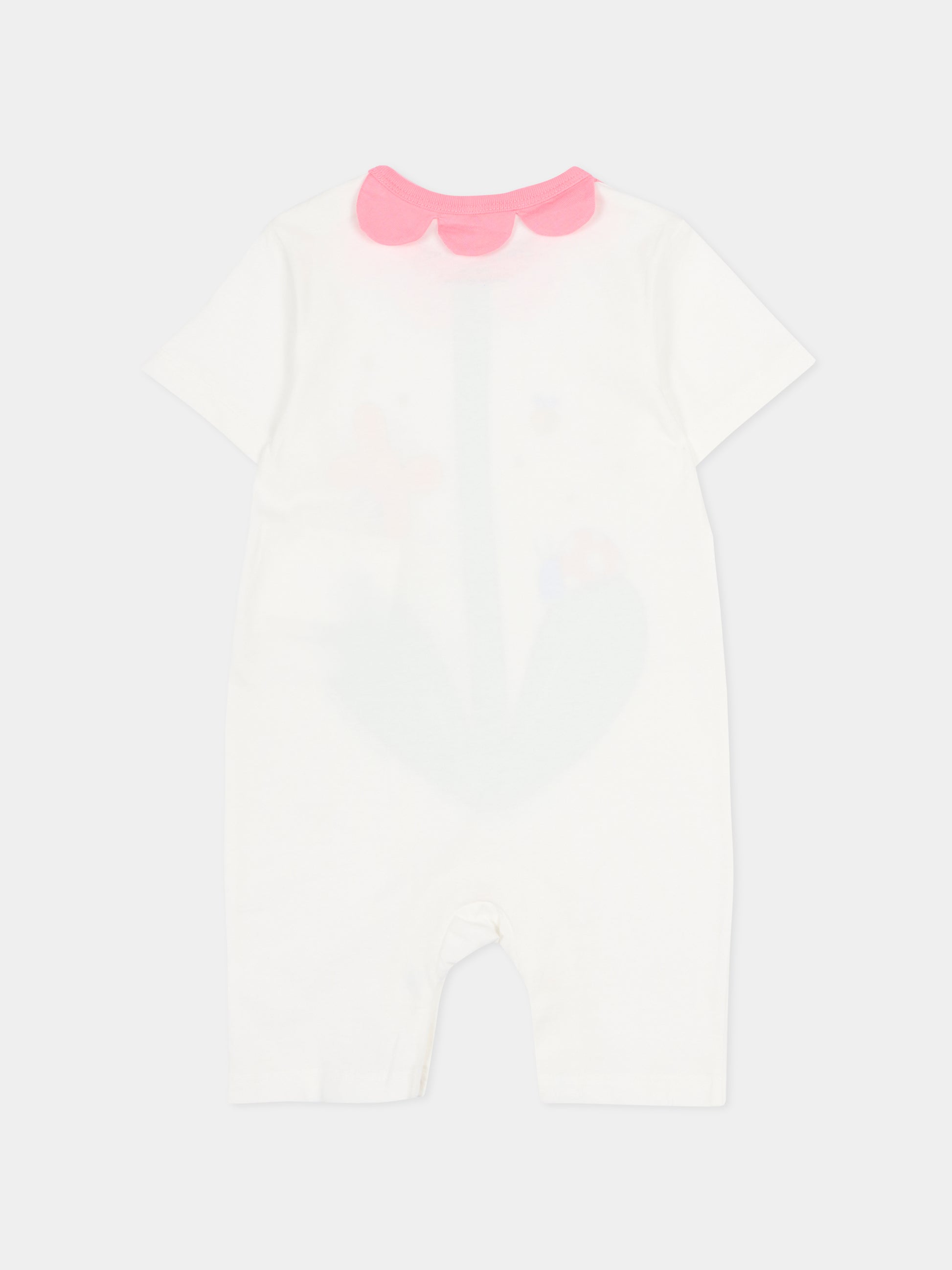 Tutina avorio per neonata con coccinella e farfallla,Stella Mccartney Kids,TYA021-Z0434 101
