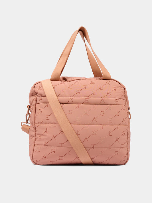 Borsa mamma marrone per neonati con logo,Stella Mccartney Kids,TY0548-Z3652 319