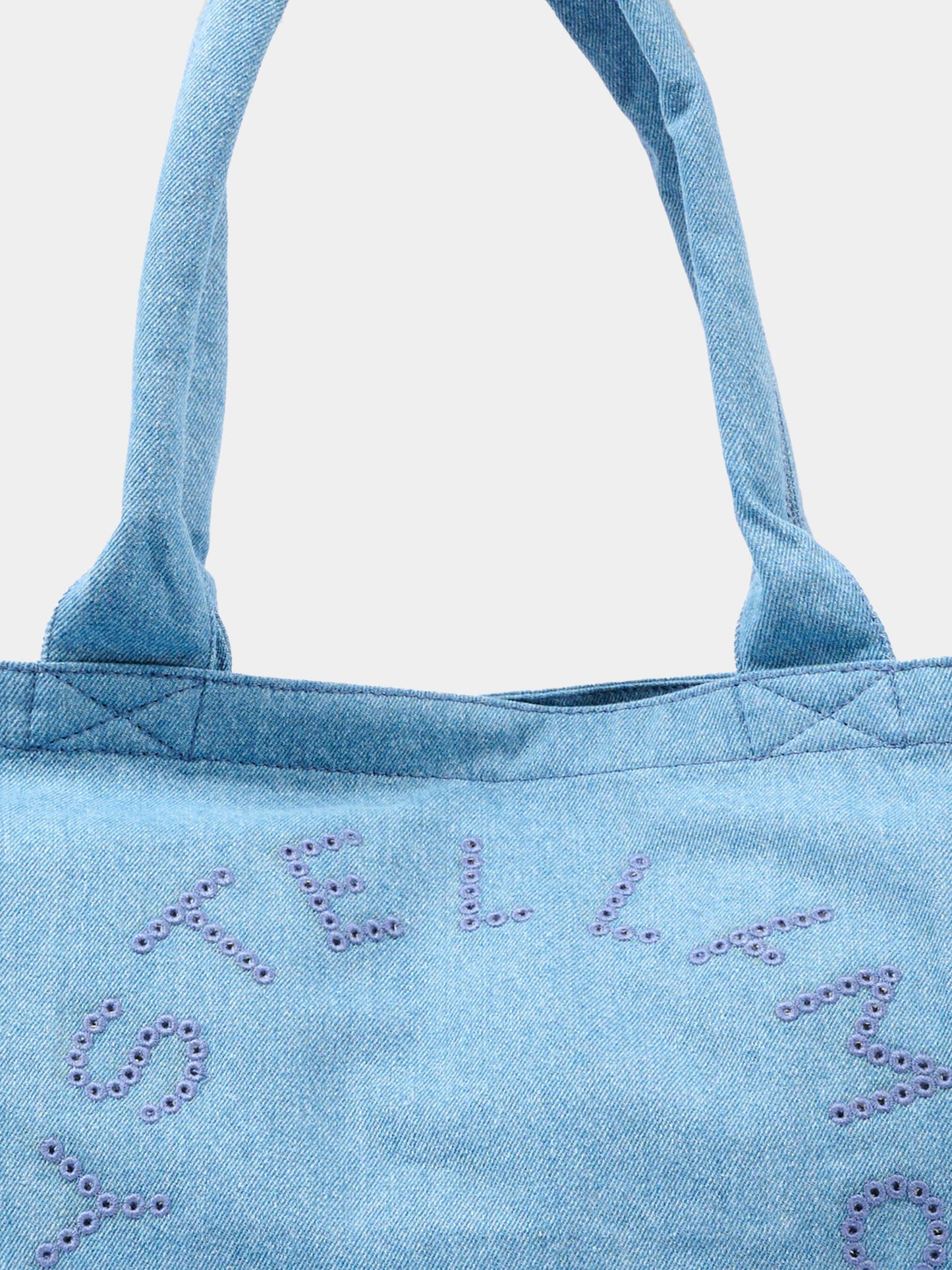 Borsa blu per bambina con logo,Stella Mccartney Kids,TY0A98-Z3618 600