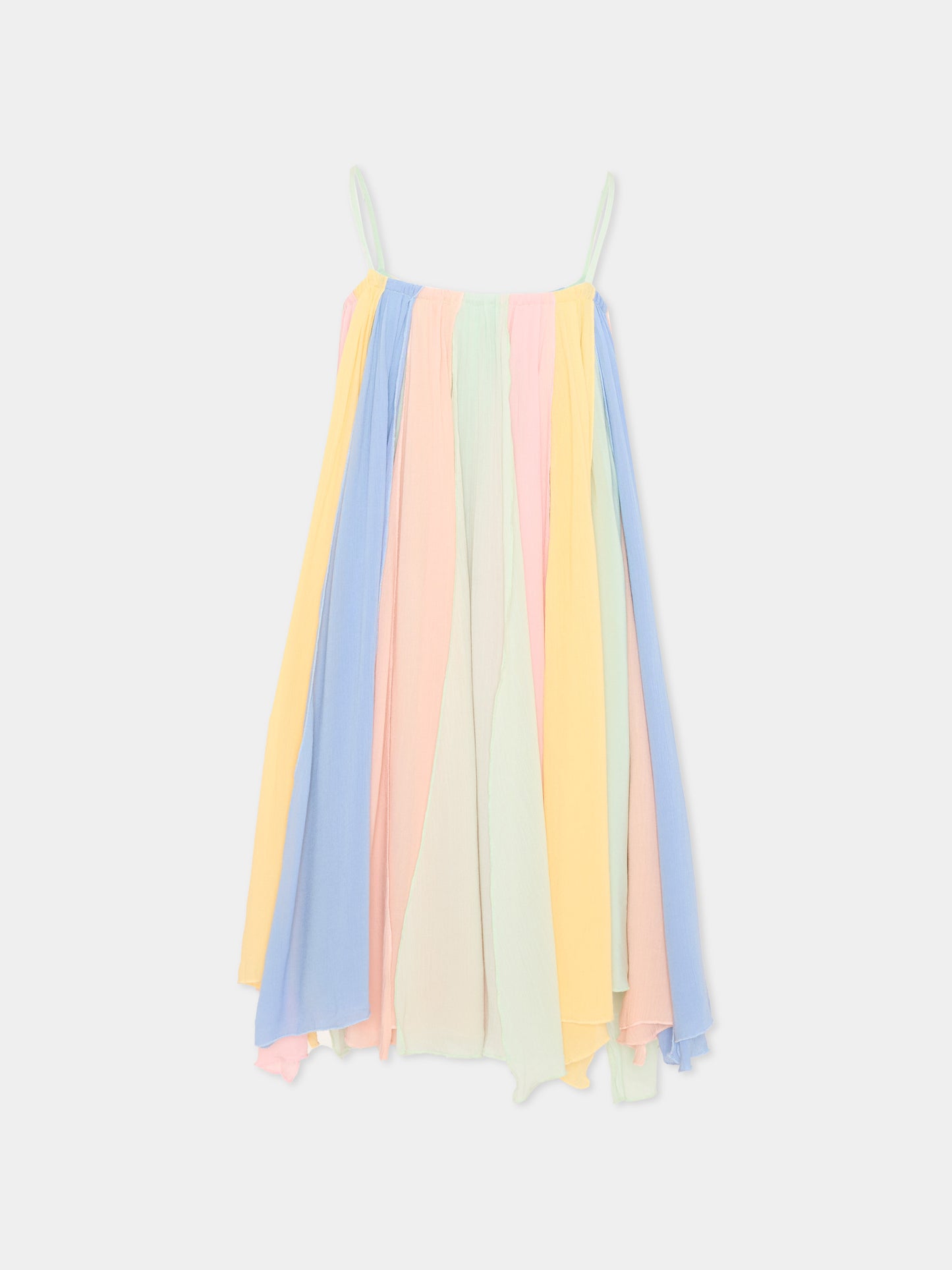 Abito multicolor per bambina plissé,Stella Mccartney Kids,TY1D62-Z3556 999