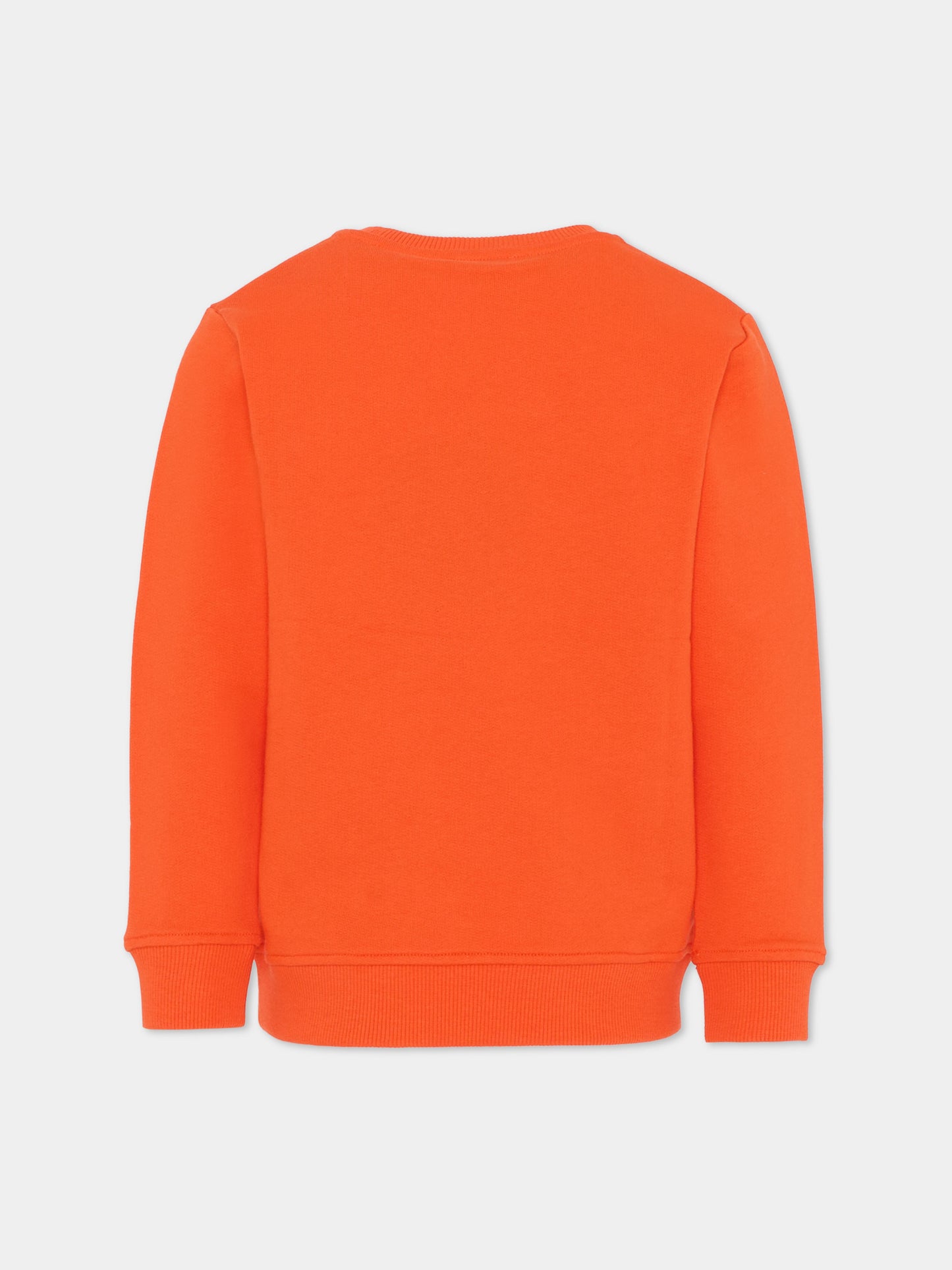 Felpa rossa per bambina con stampa floreale,Stella Mccartney Kids,TY4B00-Z0499 426