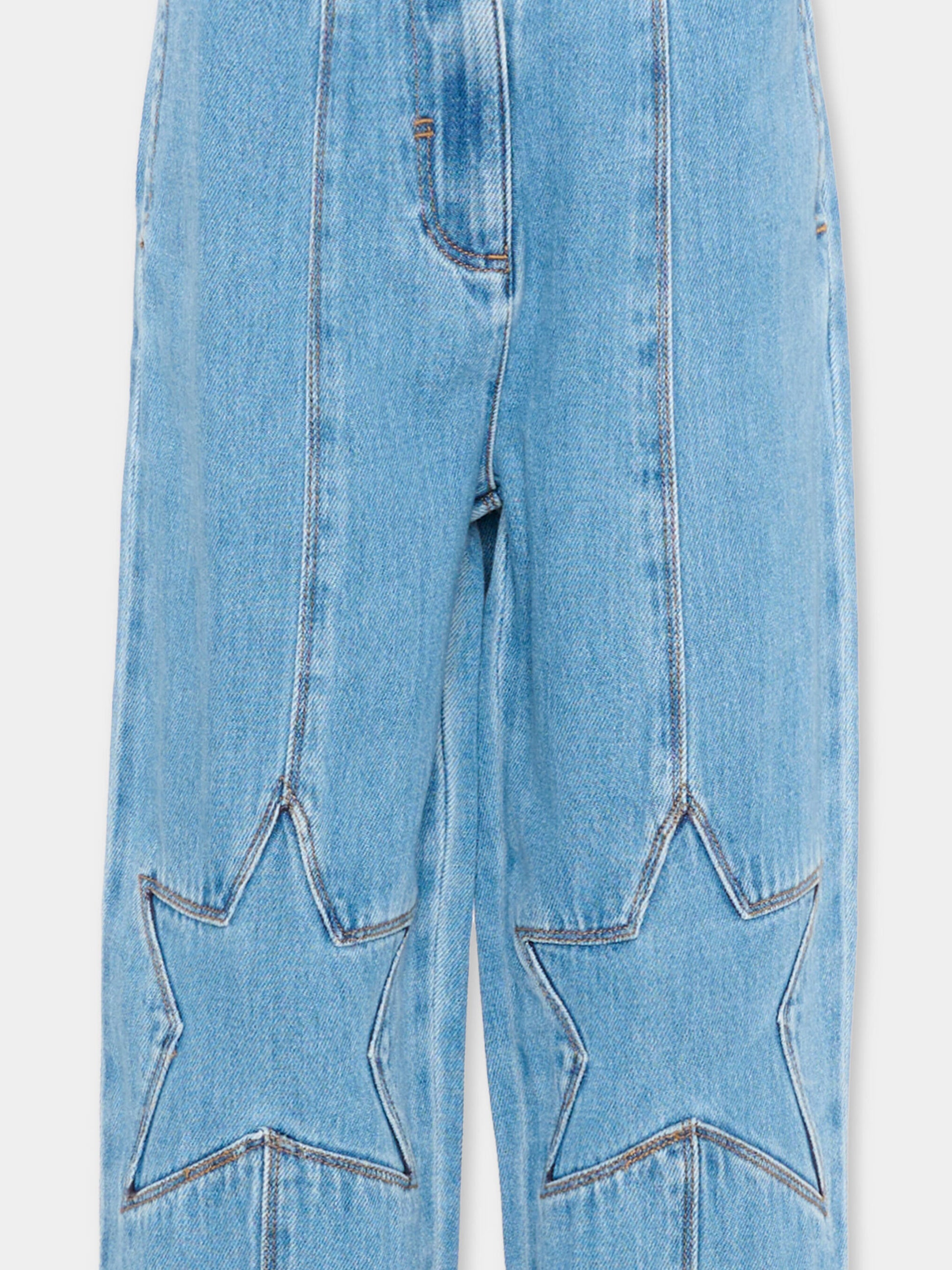 Jeans denim per bambino con stelle,Stella Mccartney Kids,TY6F20-Z0746 601