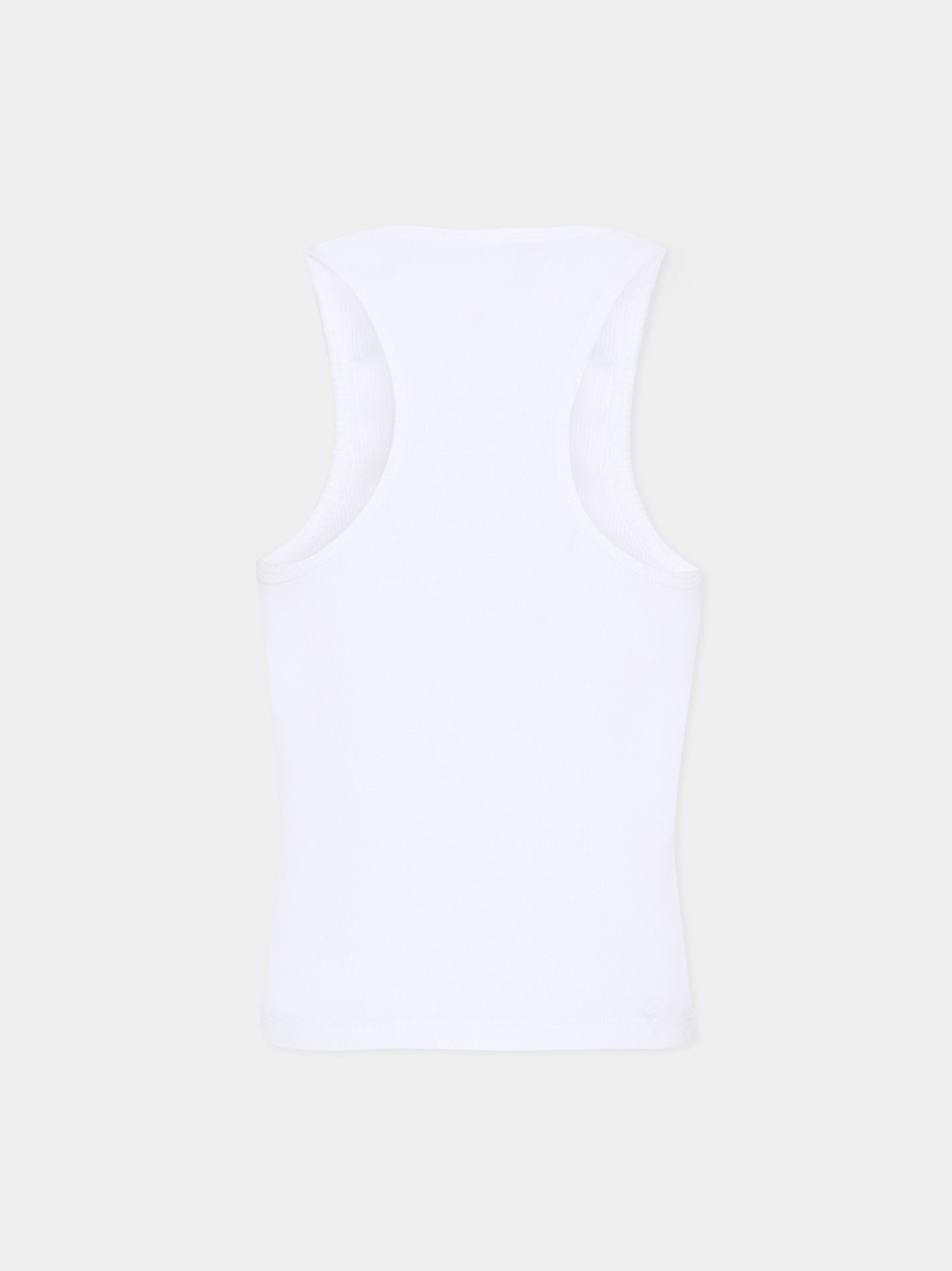 Canotta bianca per bambina con logo,Stella Mccartney Kids,TY8B92-Z2016 100