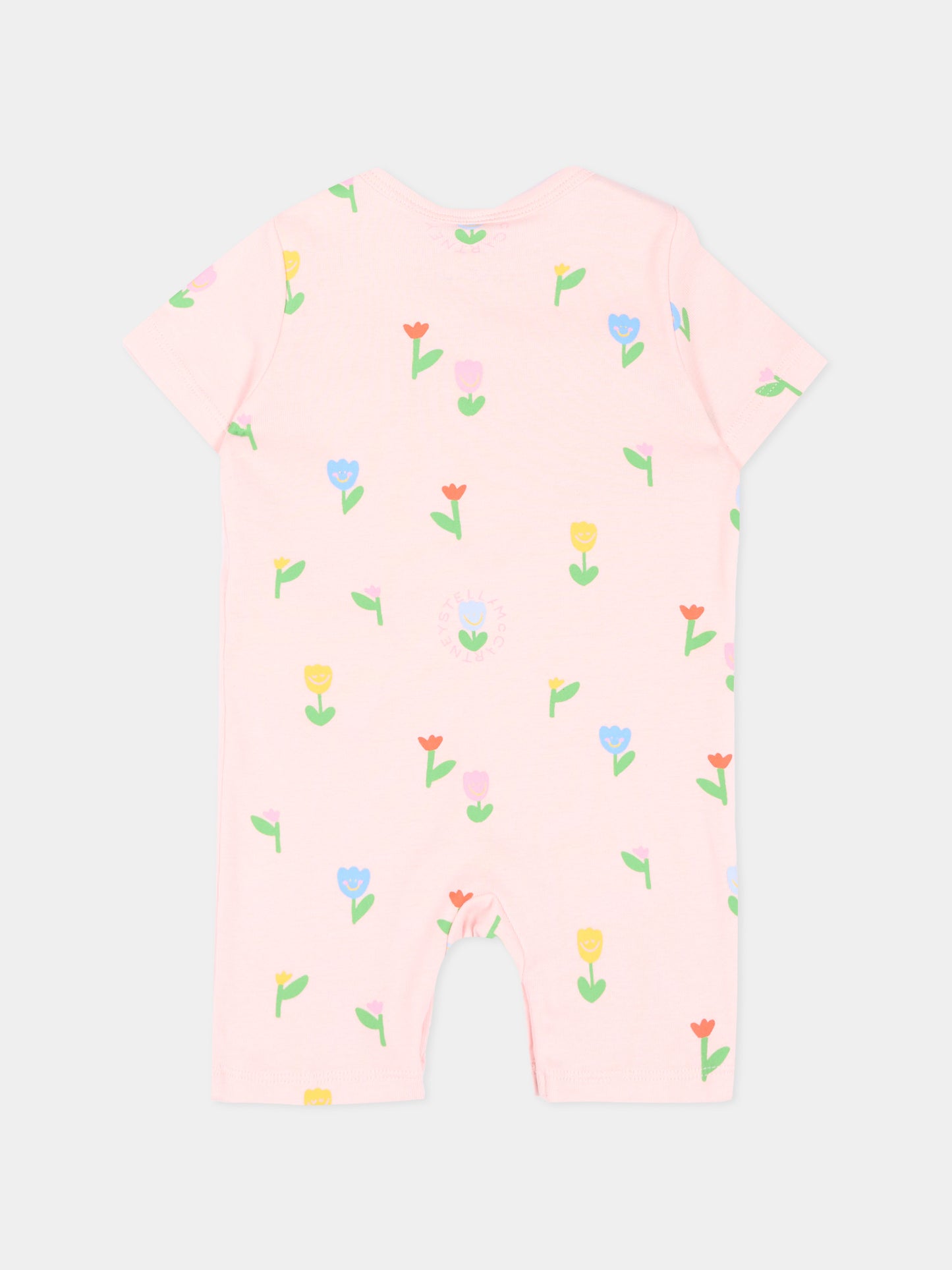 Set tutina rosa per neonata con tulipani,Stella Mccartney Kids,TYB030-Z3648 51ZMC