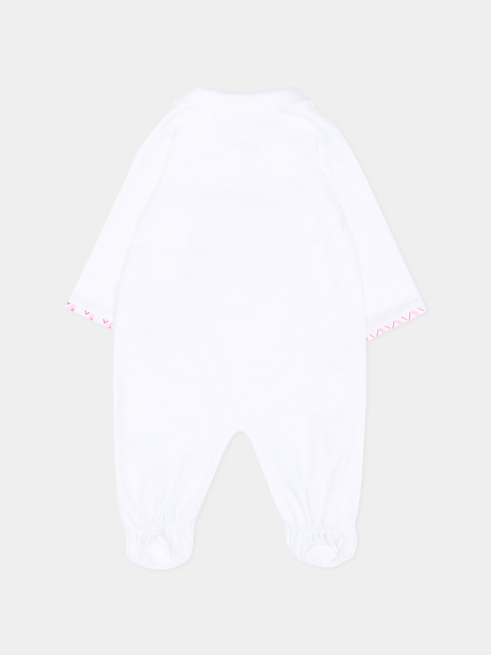 Set tutina bianco per neonata con motivo chevron,Missoni,MYB030-Z3672 100FU