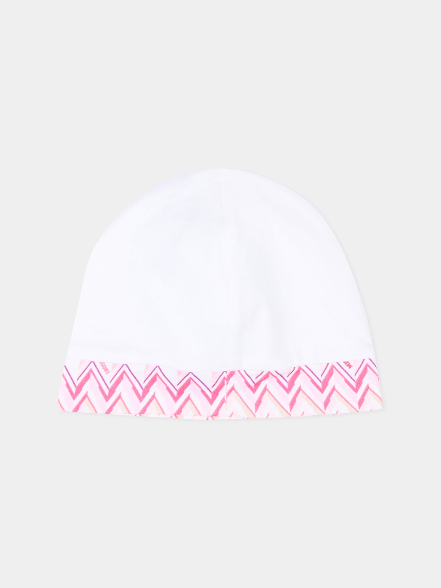 Set tutina bianco per neonata con motivo chevron,Missoni,MYB030-Z3672 100FU