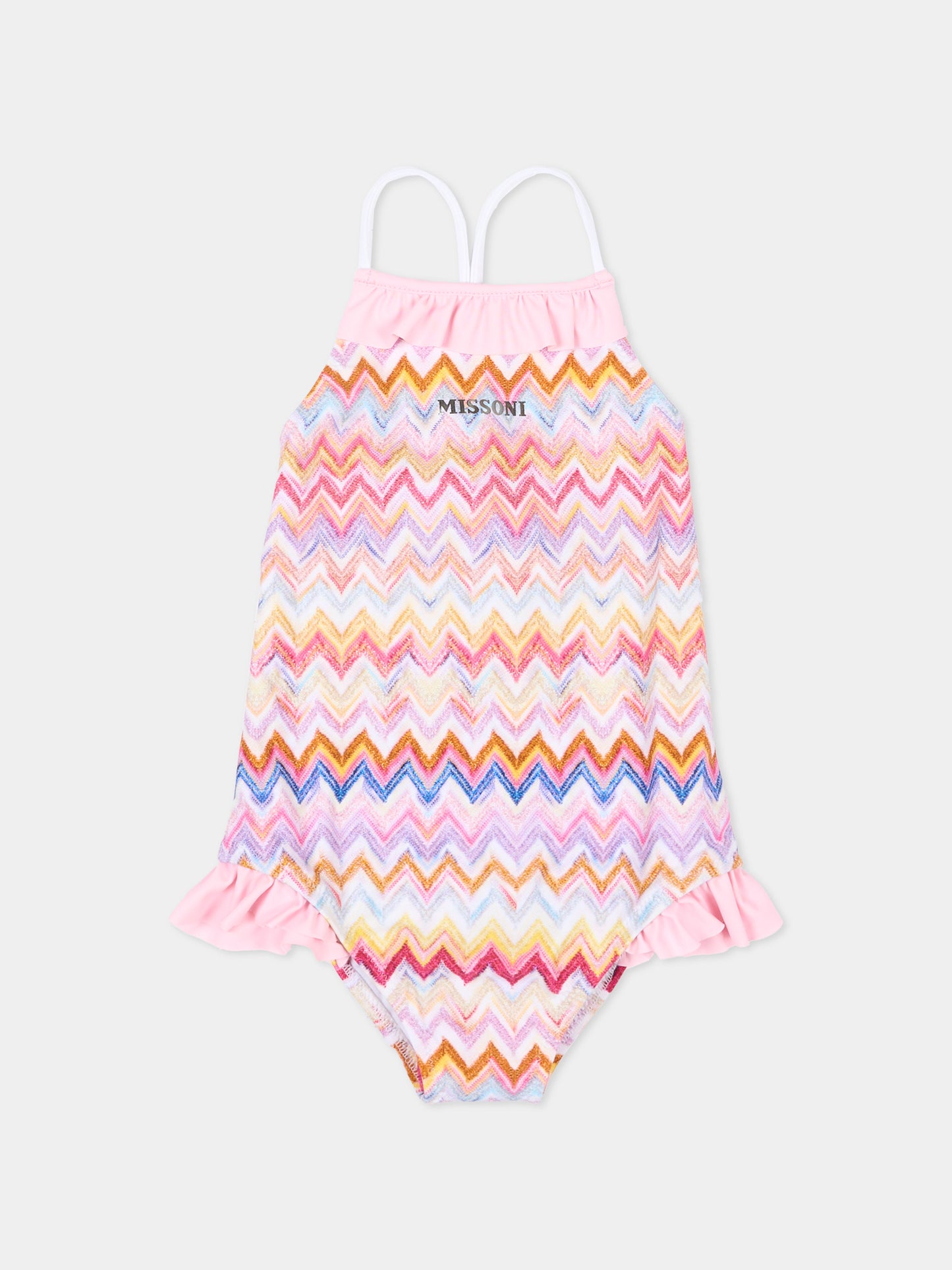 Costume intero multicolor per neonata,Missoni,MYC019-Z3801 999