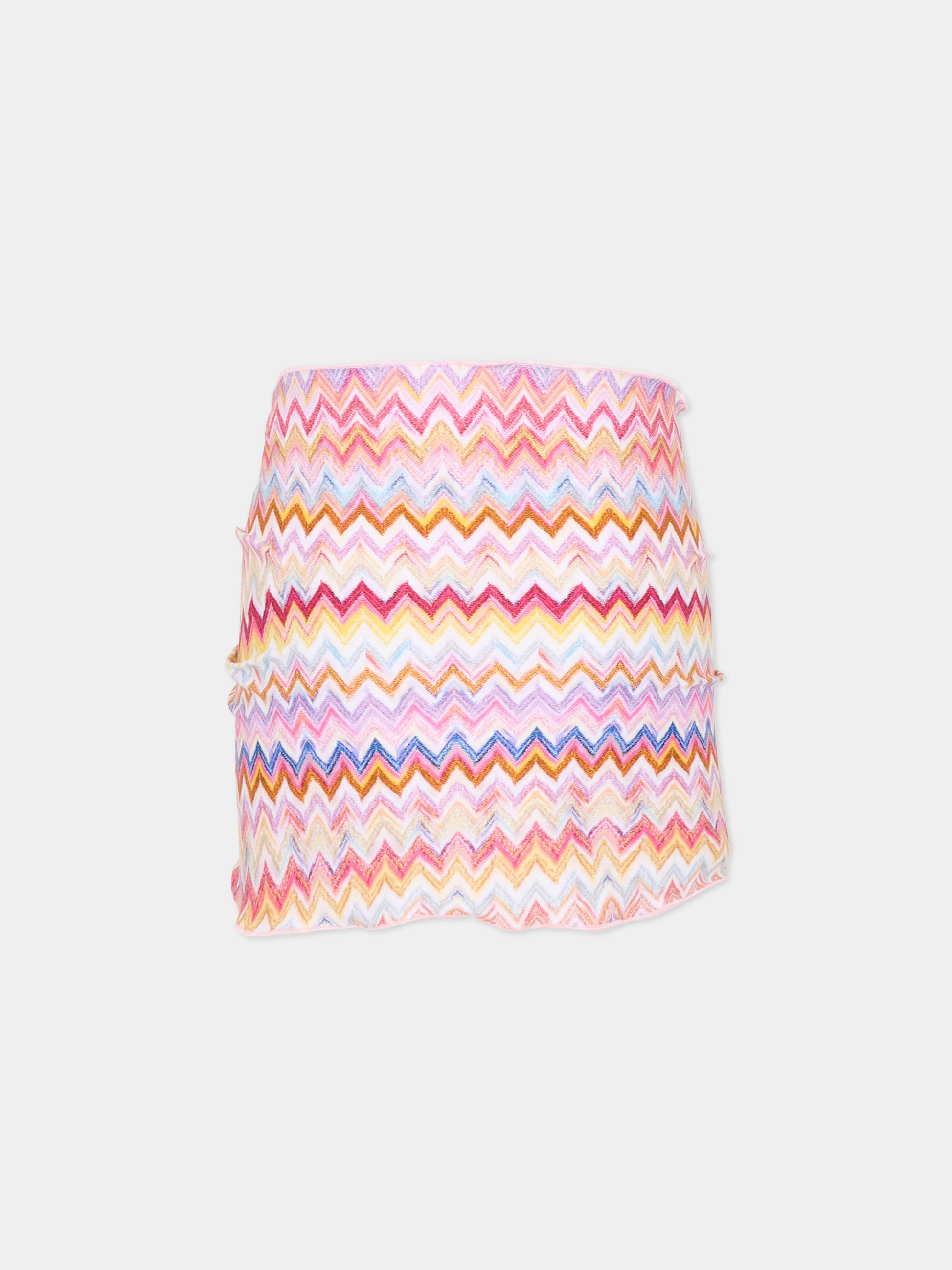 Copricostume multicolor per bambina zigzag,Missoni,MYCB09-Z3801 999