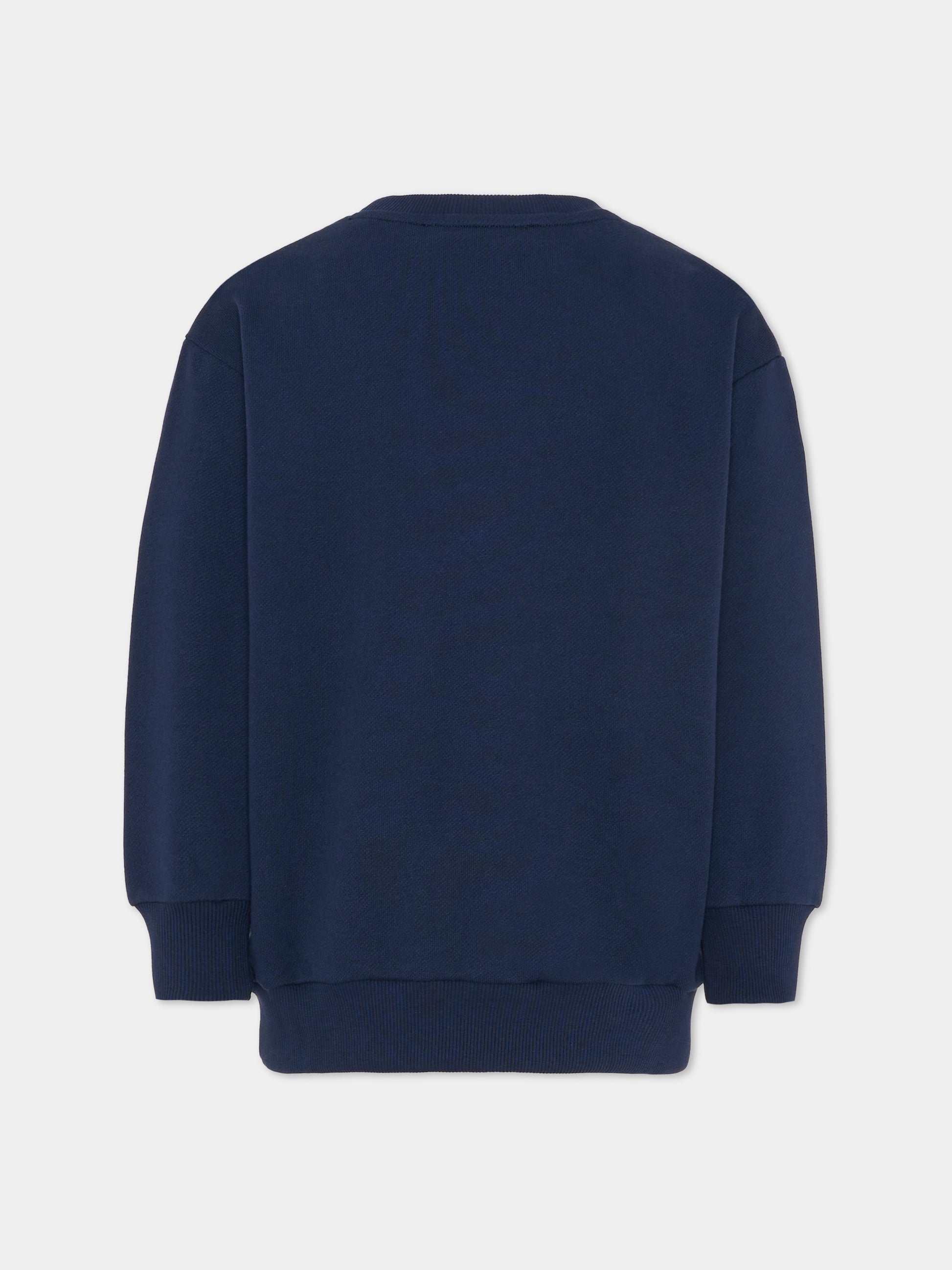 Felpa blu per bambini con Pegaso,Etro,GY4P50-Z3183 617