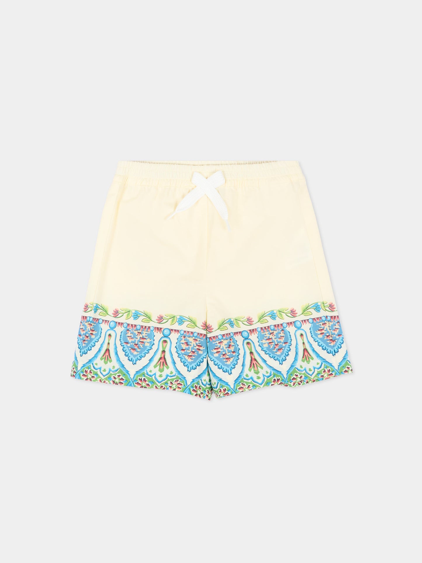 Shorts multicolor per neonato con stampa paisley,Etro,GY6559-P0601 106MC