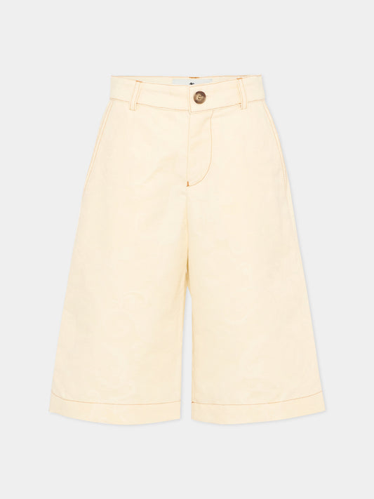 Pantaloni avorio per bambino con motivo jacquard,Etro,GY6P09-I0308 105