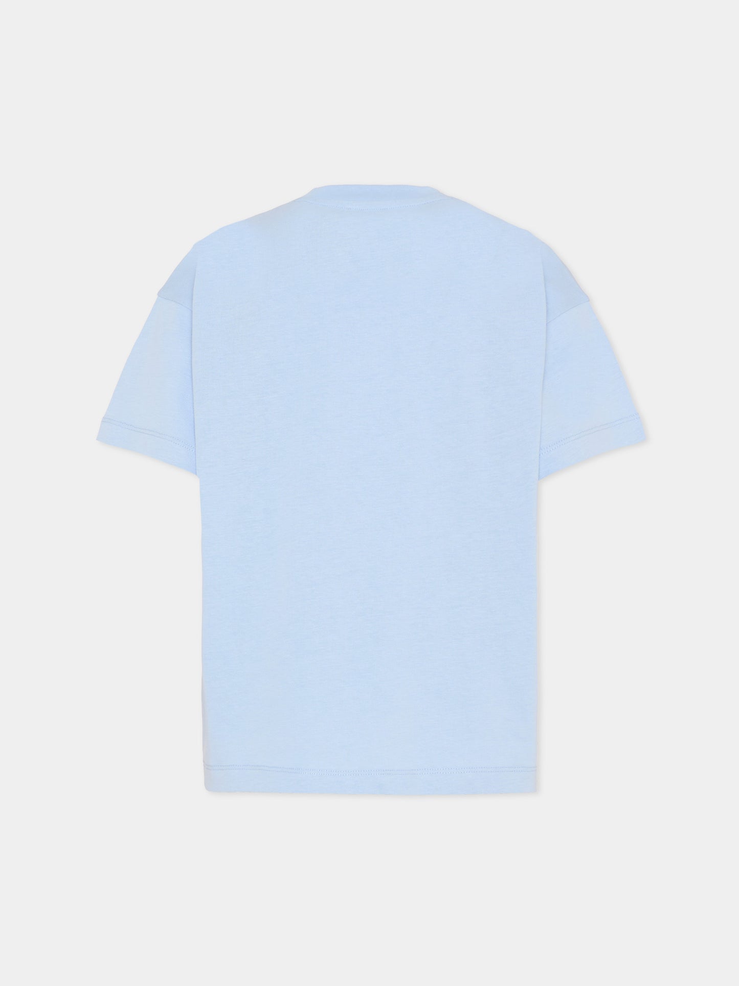 T-shirt celeste per bambino con Pegaso,Etro,GY8P91-Z3672 602