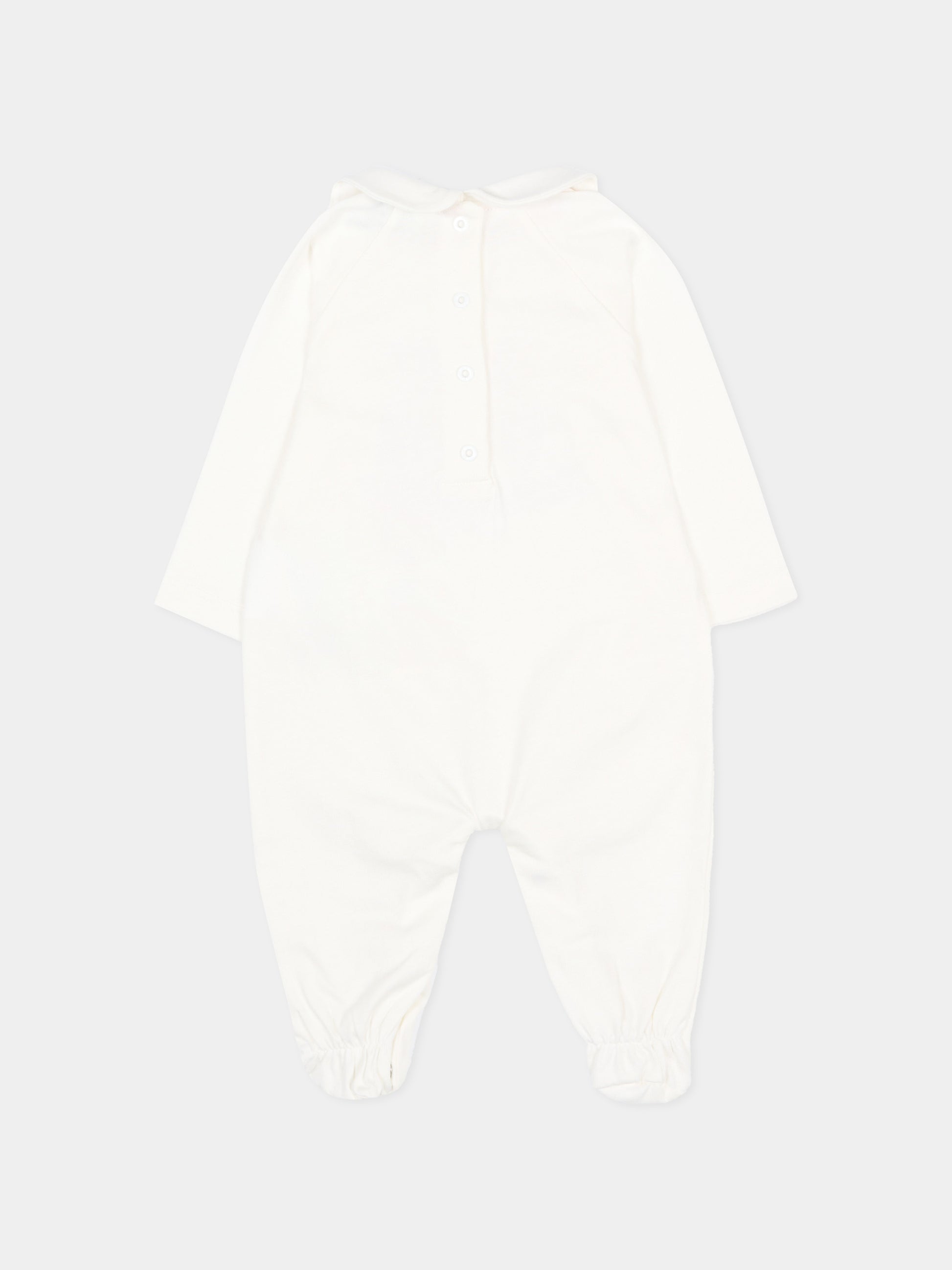 Set tutina avorio per neonata con logo Pegaso,Etro,GYB540-Z3672 102RS