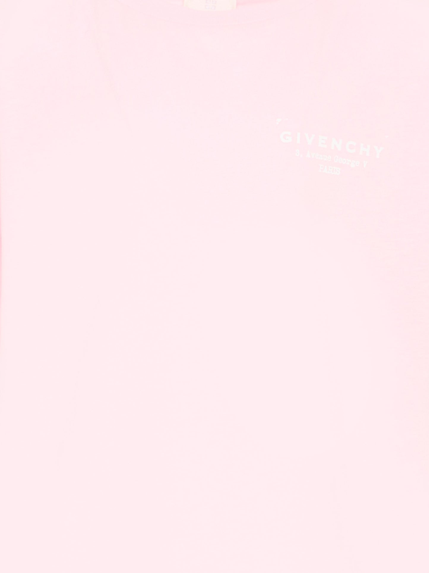 T-Shirt rosa per bambina con logo,Givenchy Kids,H31075 44Z