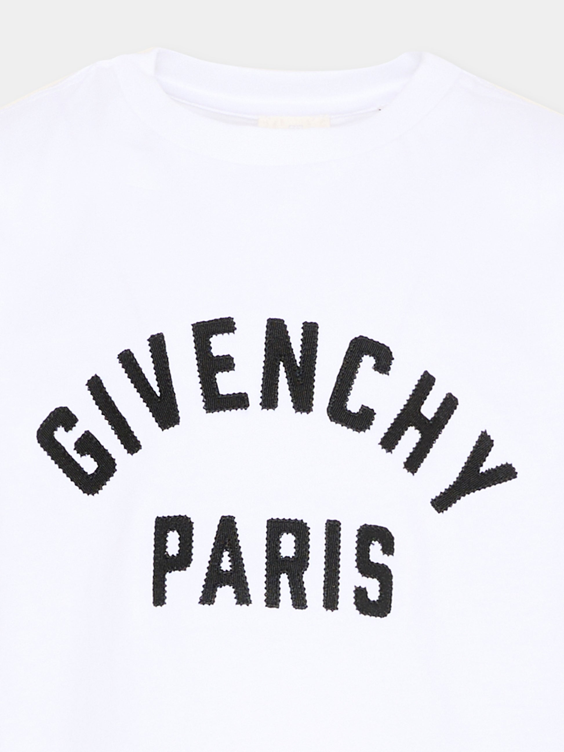 T-Shirt bianca per bambini con logo,Givenchy Kids,H31109 10P