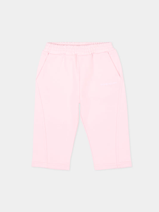 Pantaloni sportivi rosa per neonata logo,Givenchy Kids,H31168 44Z