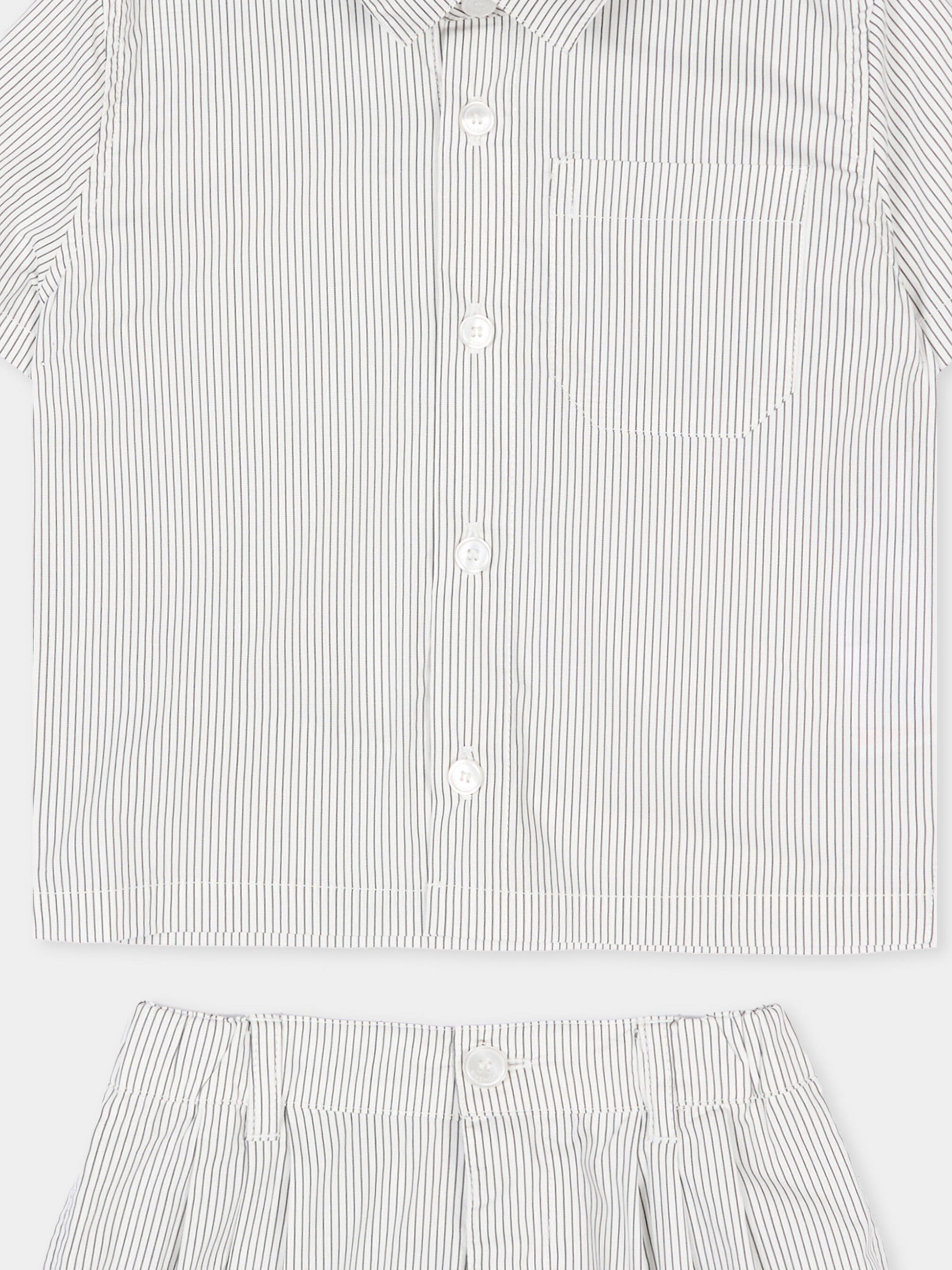 Completo sportivo multicolor per neonato a righe,Givenchy Kids,H31189 N78