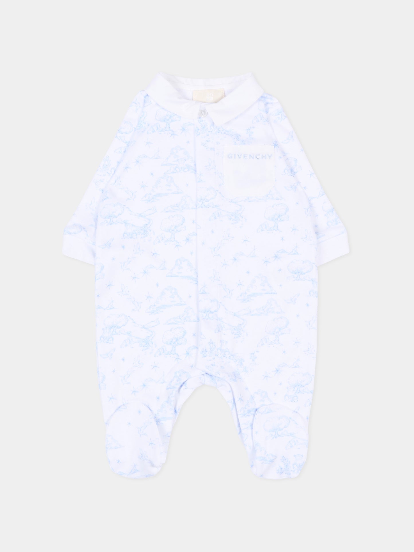 Set tutina multicolor per neonato,Givenchy Kids,H31264 N48