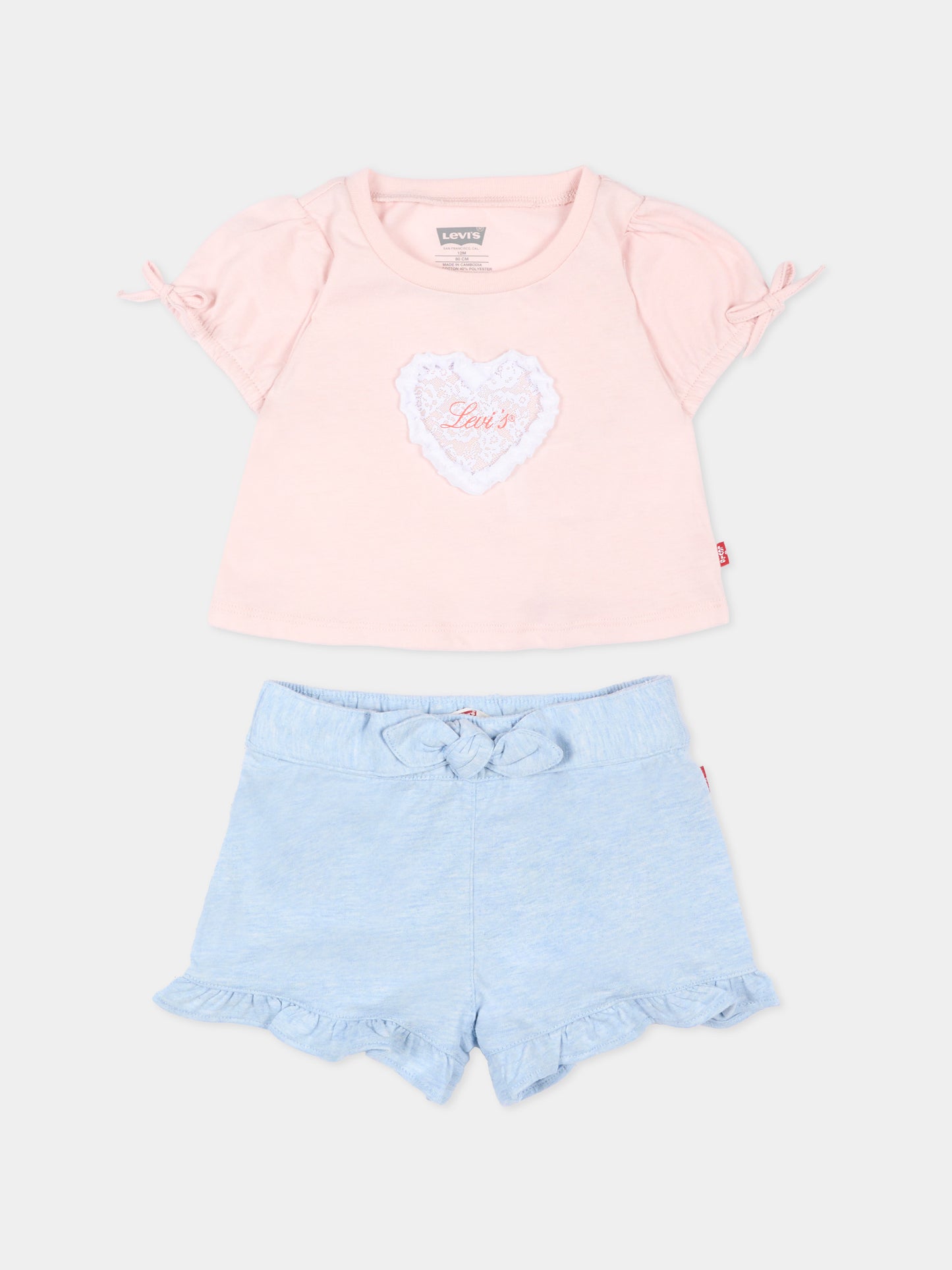 Completo sportivo multicolor per neonata,Levi's Kids,1EP494 AKR