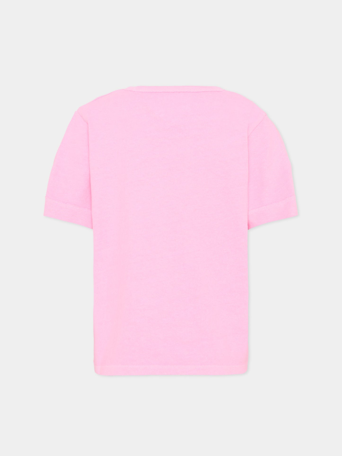 T-Shirt rosa per bambina,Zadig & Voltaire Kids,X60534 47F