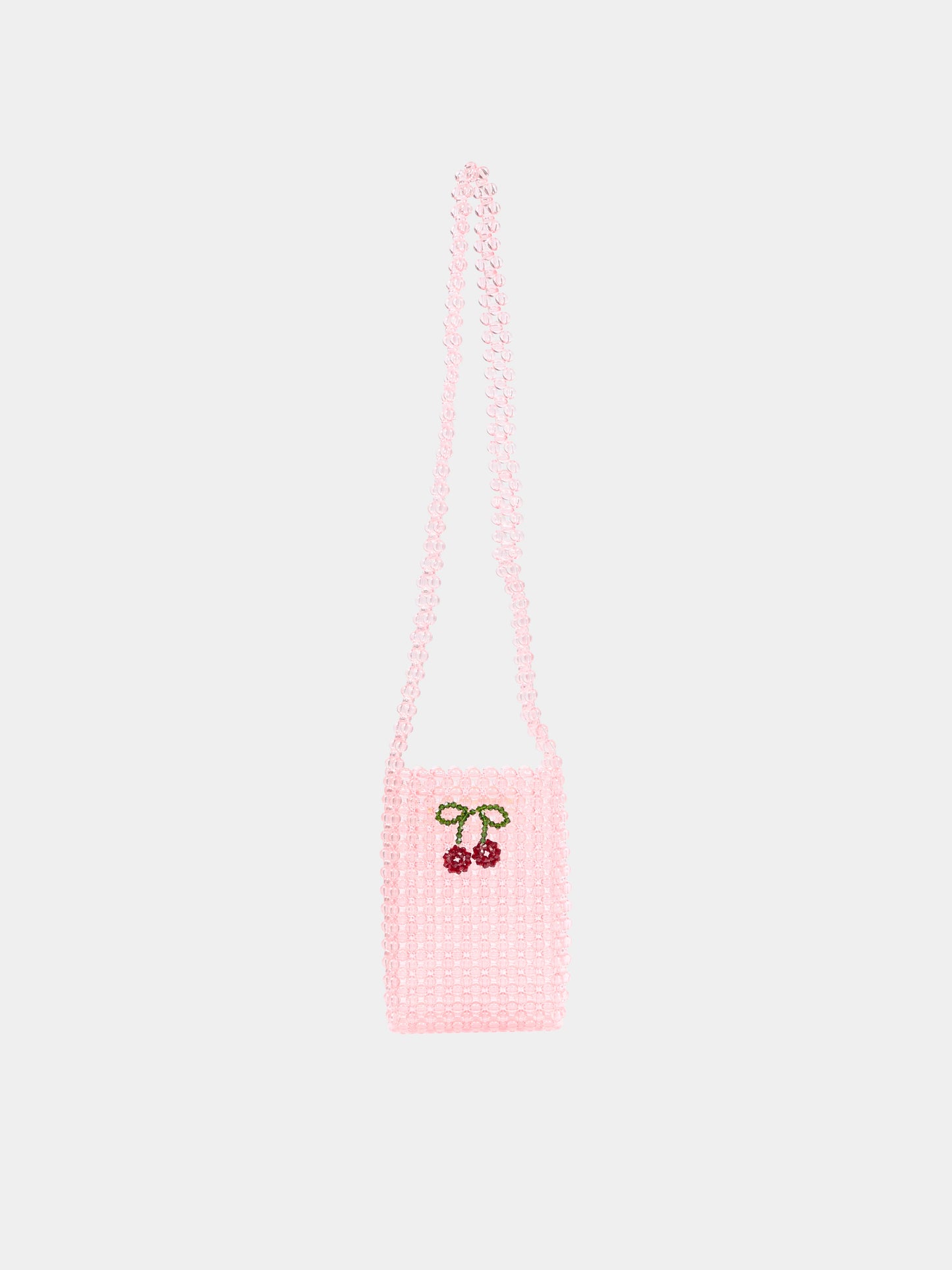 Borsa rosa per bambina con ciliegie