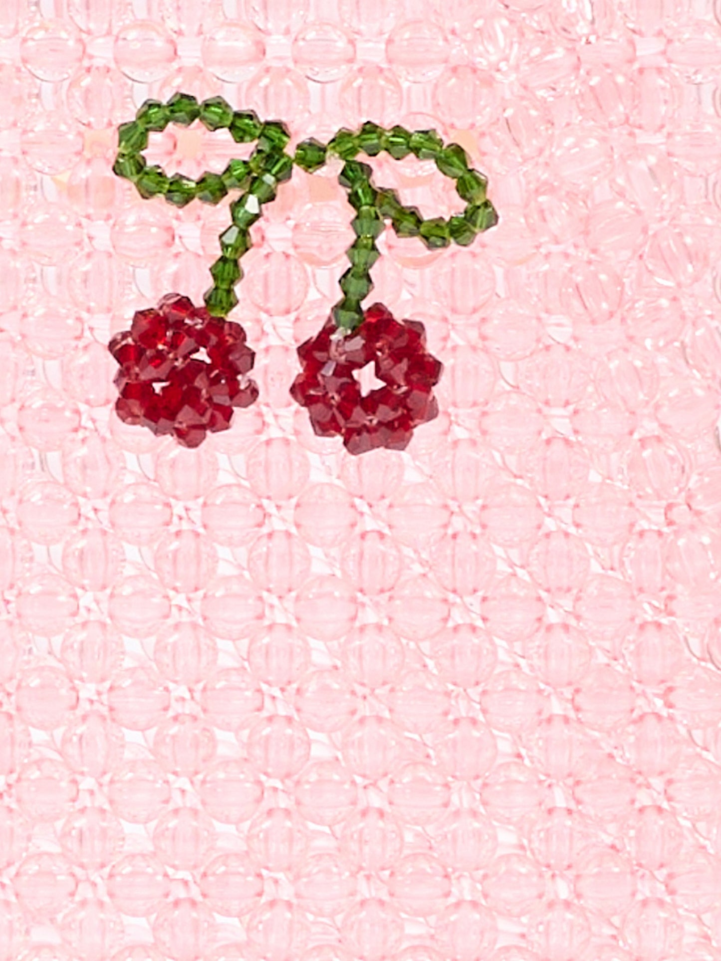 Borsa rosa per bambina con ciliegie