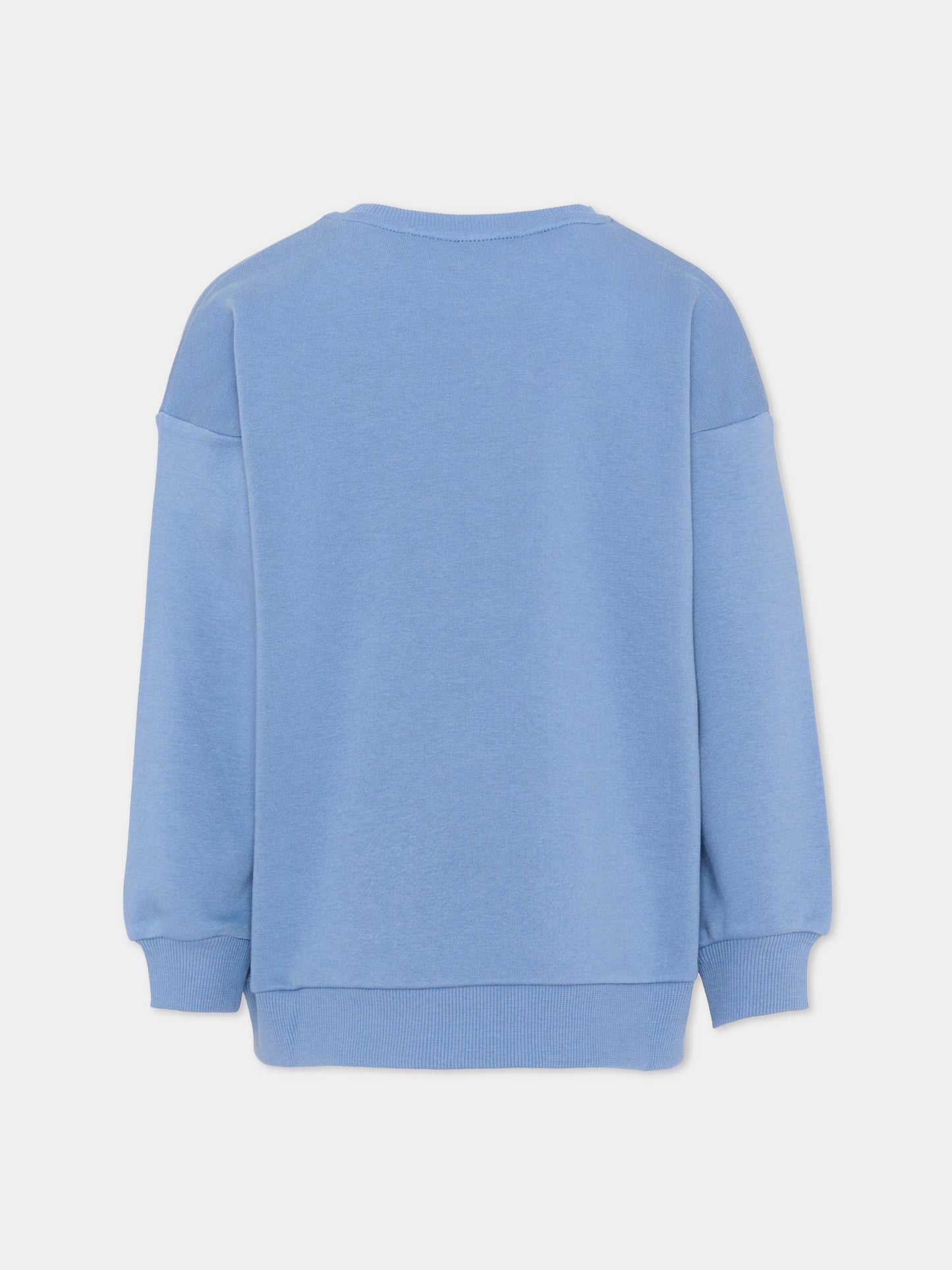 Felpa blu per bambina con gelato,Konges Sløjd,KS104948 COLONY BLUE