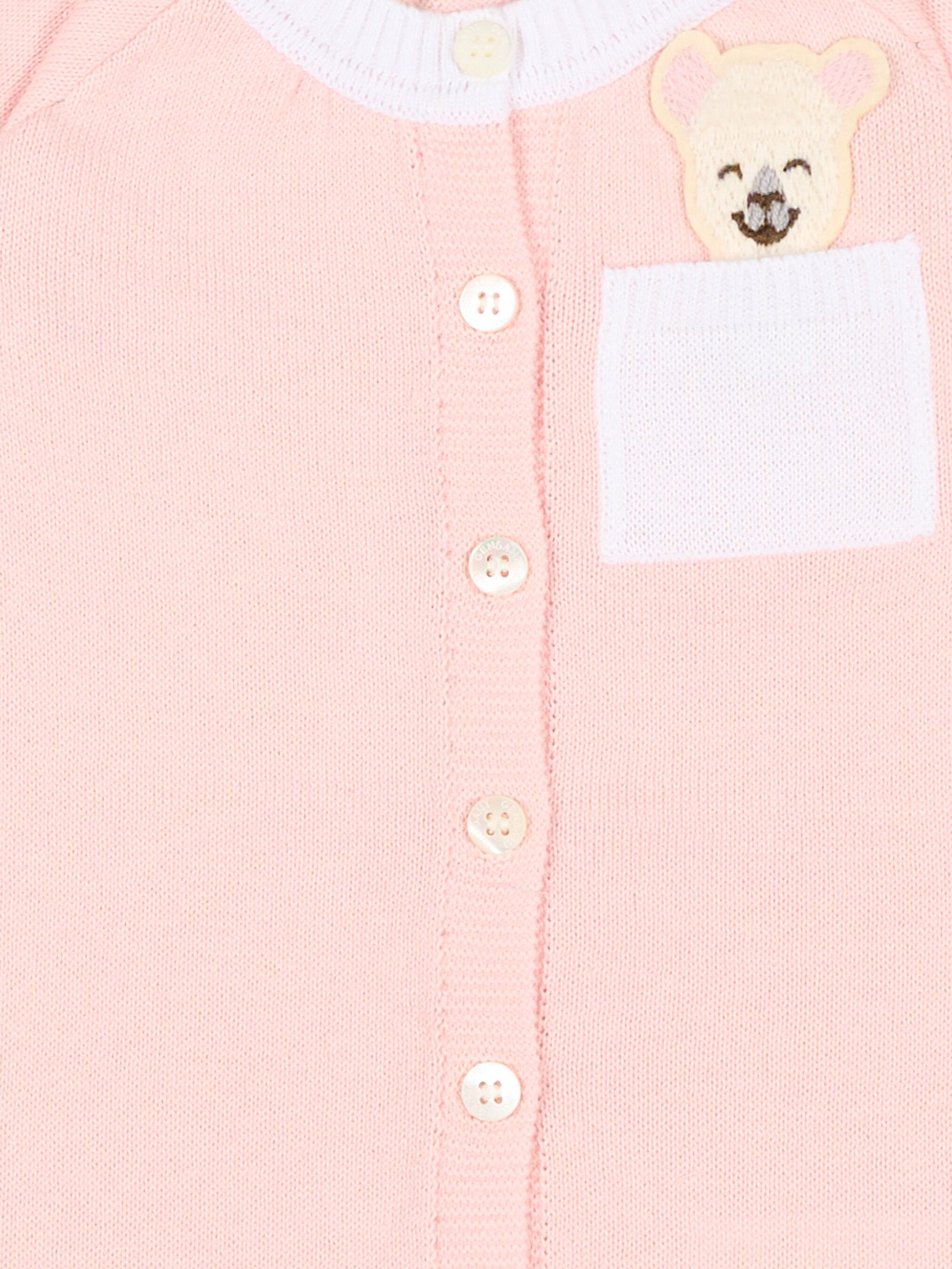 Pagliaccetto rosa per neonata con alpaca,Gensami,ROSHORT-ALPPOCKET-CO BABY PINK