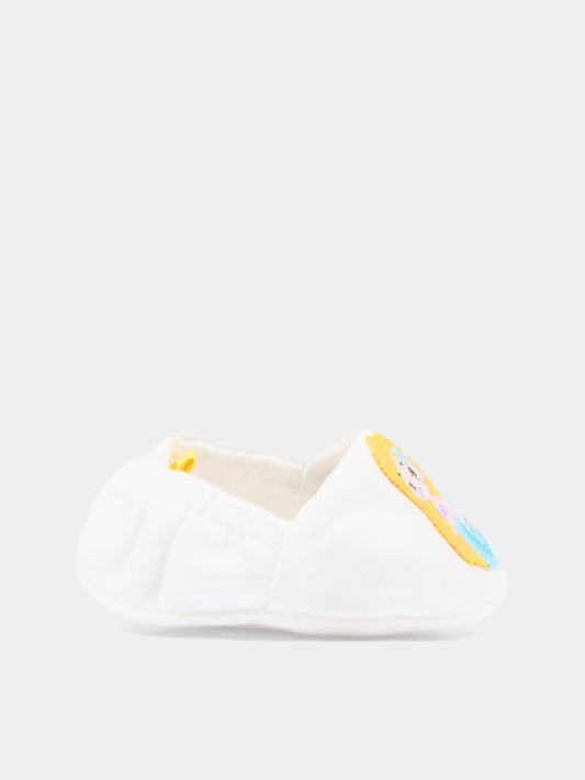 Babbucce rosa per neonata con sirenetta,Gensami,BOOT-MERMAID-J OFF WHITE