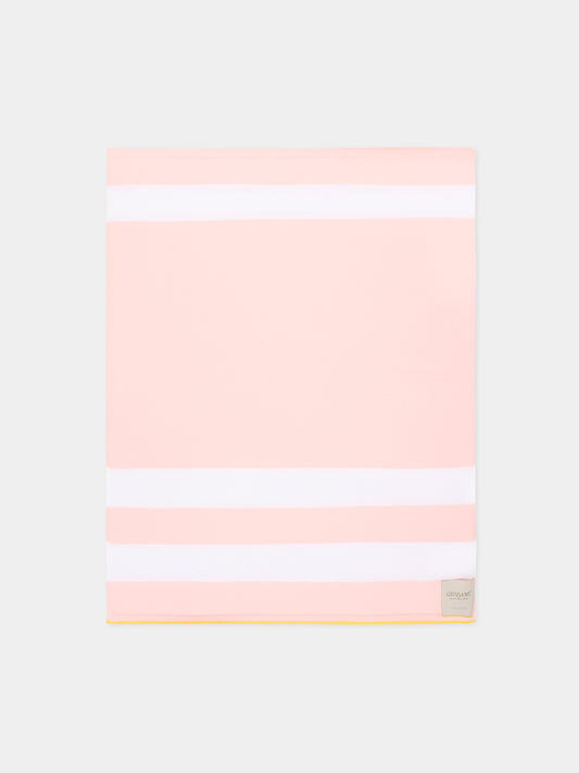 Coperta rosa a righe per neonata,Gensami,BLA-STRIPES-CO BABY PINK