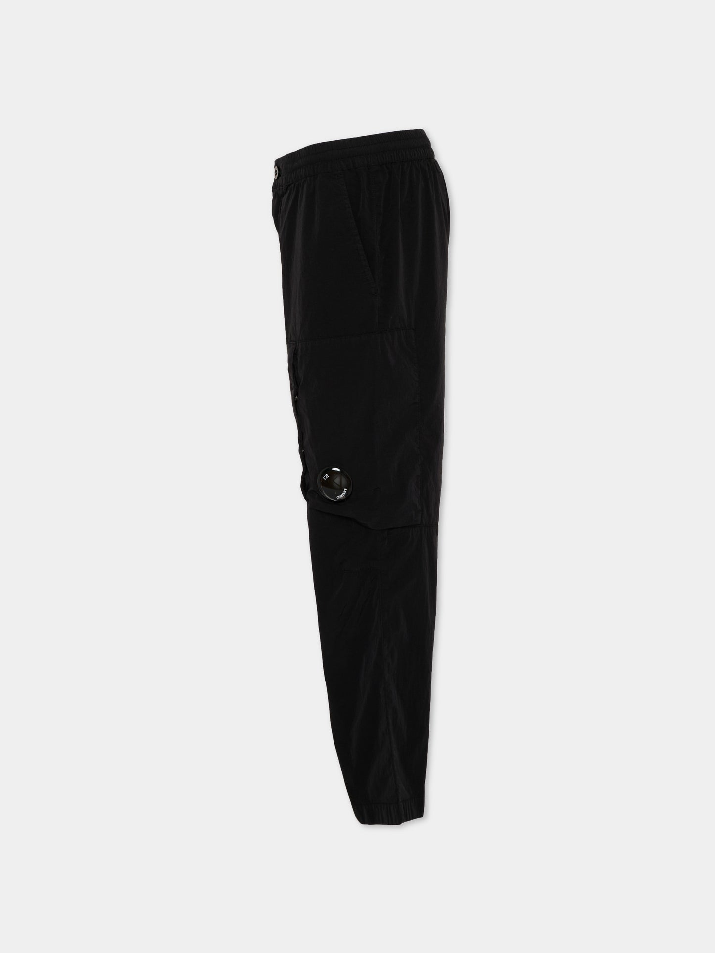 Pantaloni casual neri per bambino,C. P. Company,CUP018-L3C00 60100