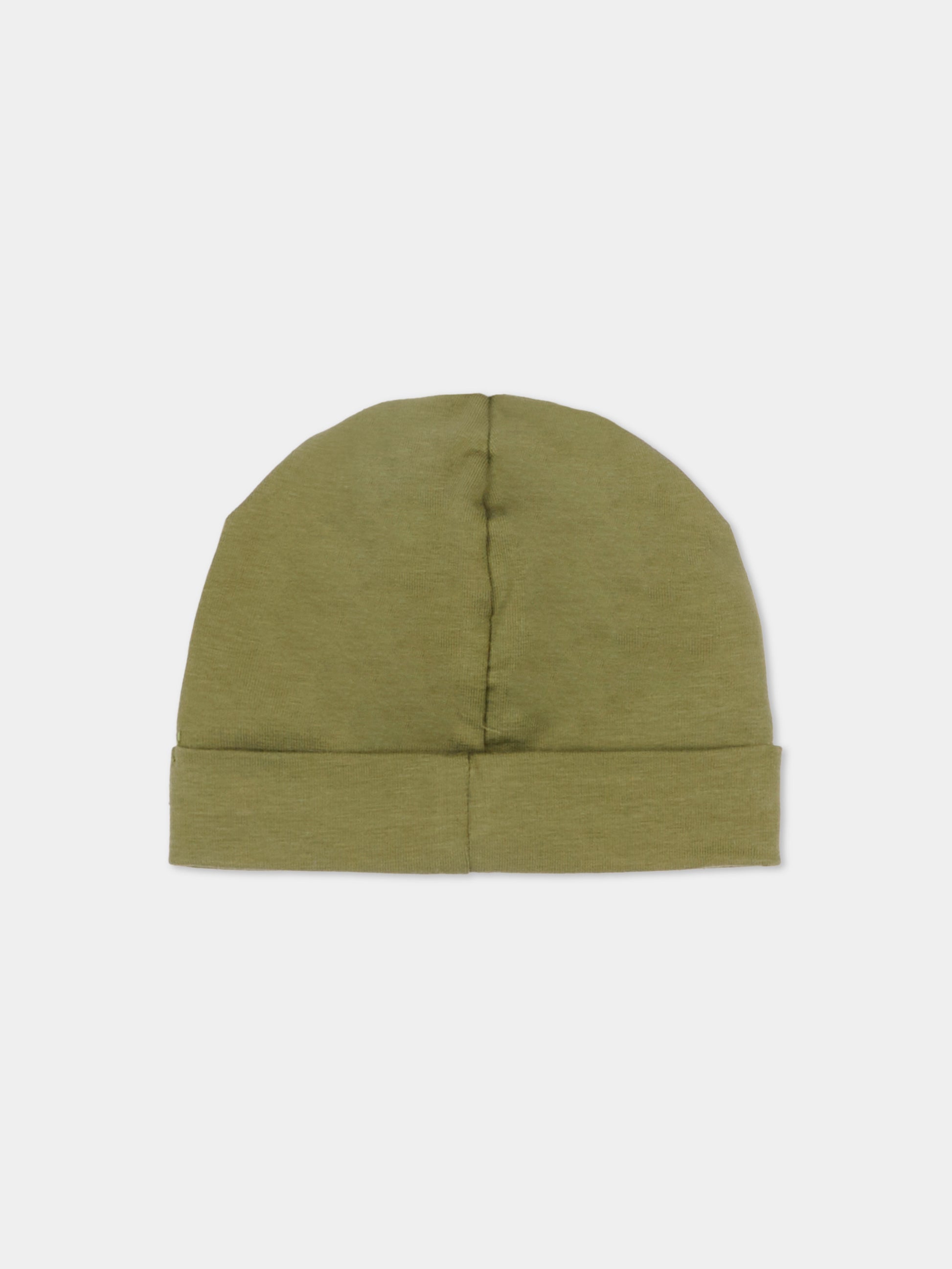Cappello verde per neonato con logo,Nanán,E26161V