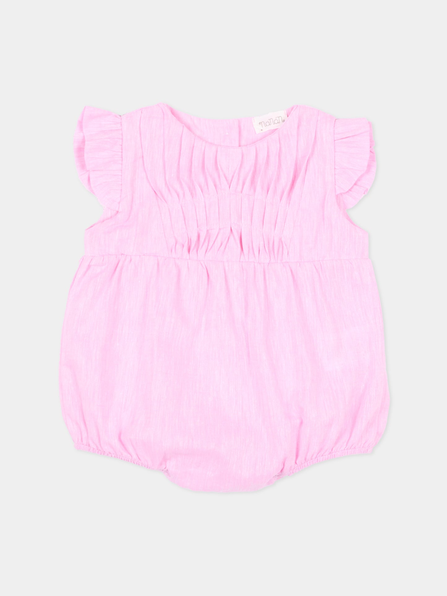 Pagliaccetto rosa per neonata,Nanán,E26507R