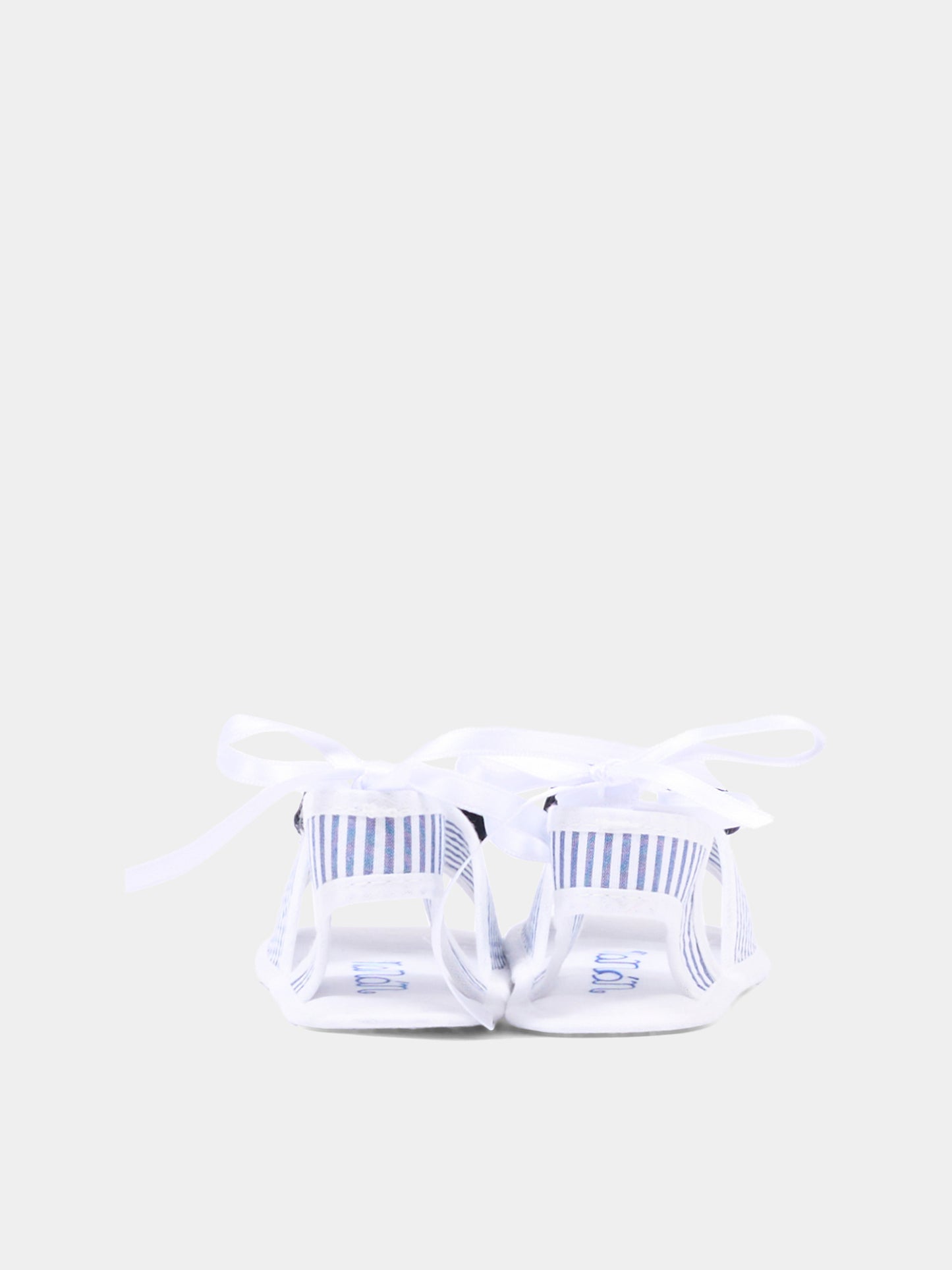 Sandali blu per neonata con fiocco,Nanán,E26511BL