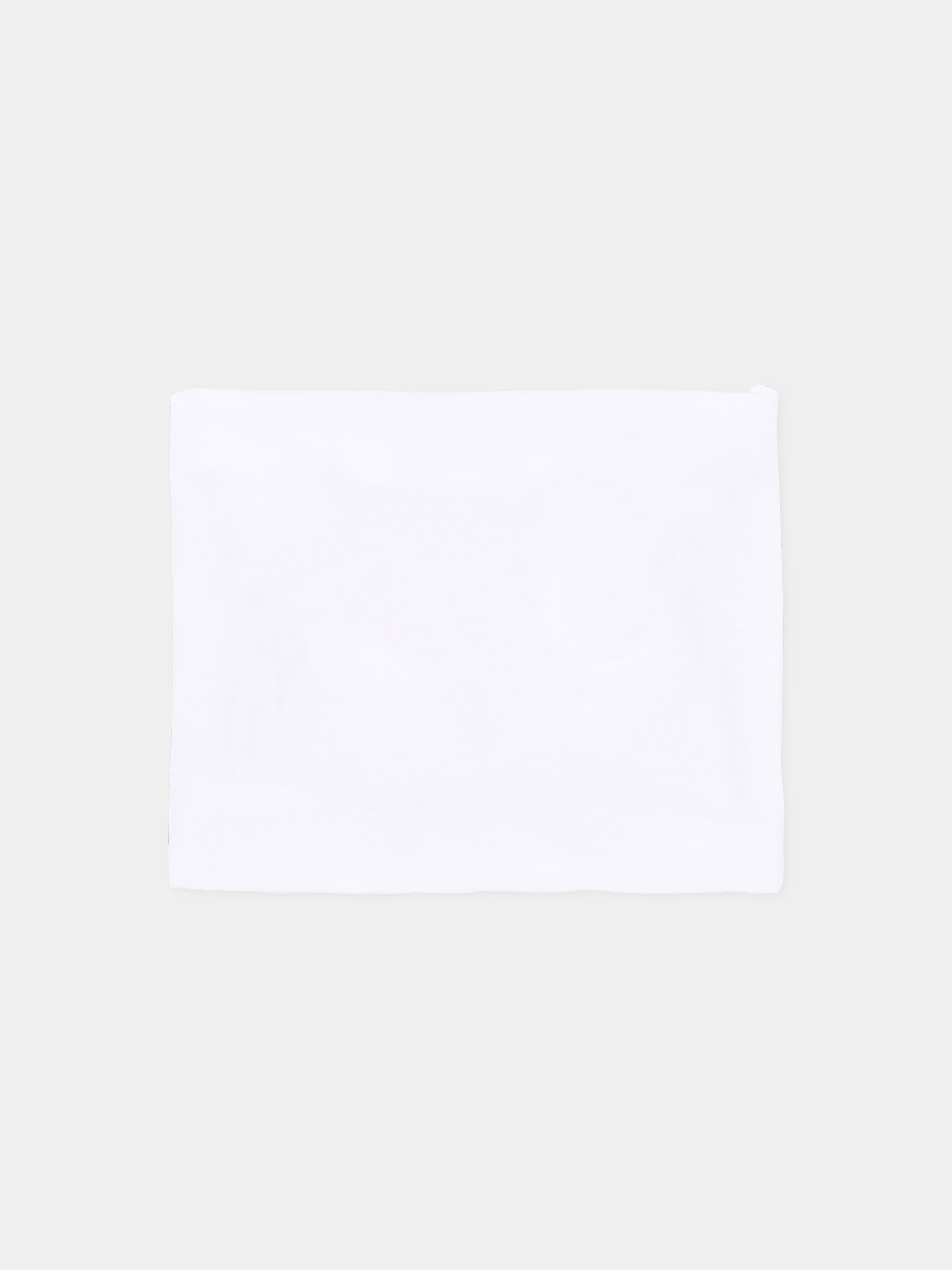 Lenzuola bianche per neonato con profili azzurri,Nanán,E26407A