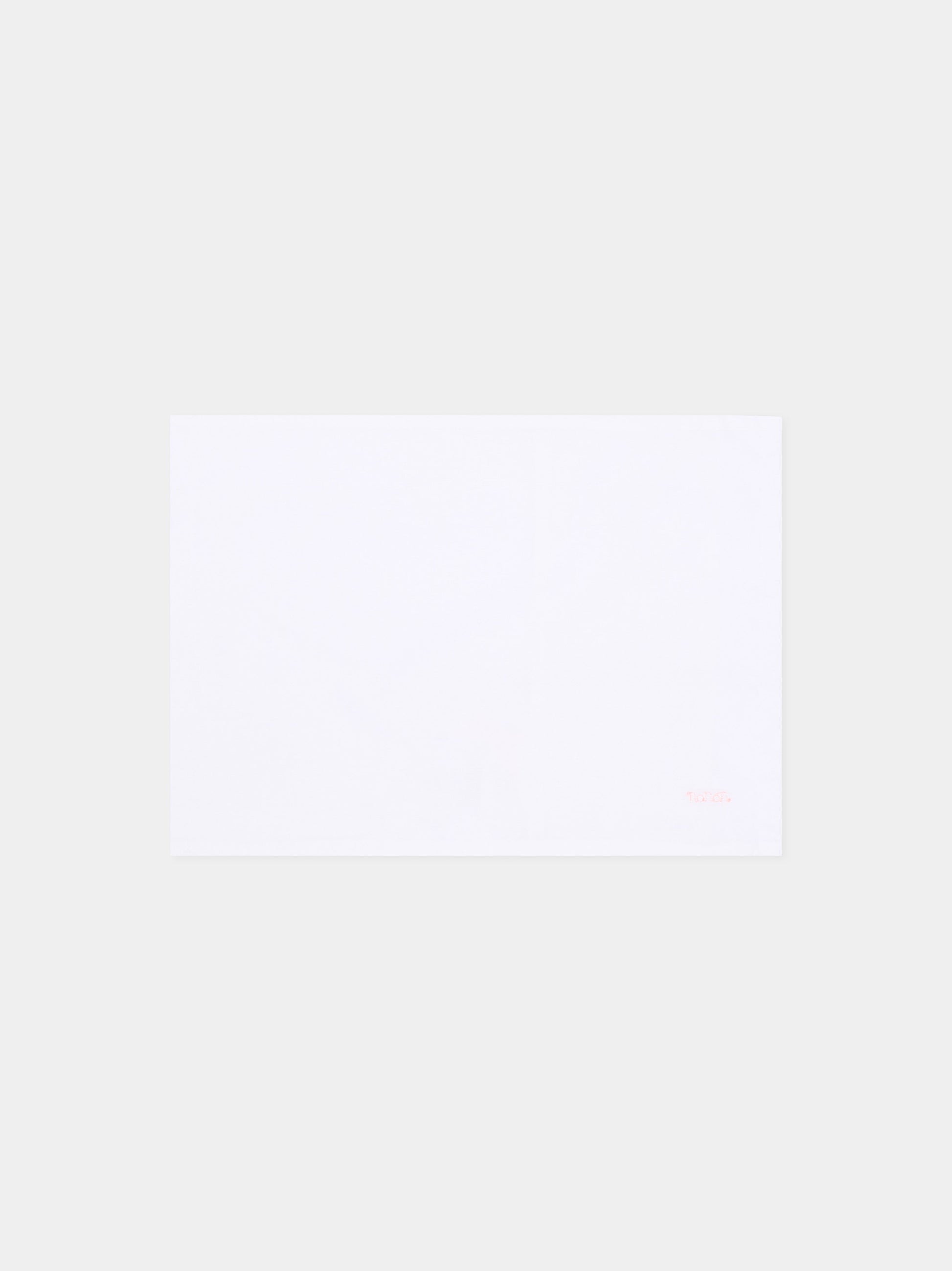 Lenzuola bianche per neonata con profili rosa,Nanán,E26407R