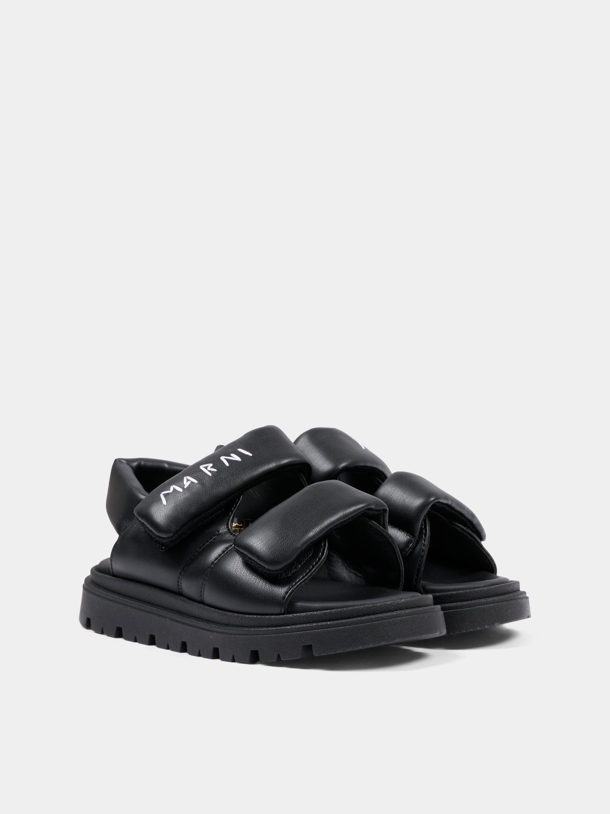 Sandalo nero per bambina,Marni Kids,82306 - VAR1