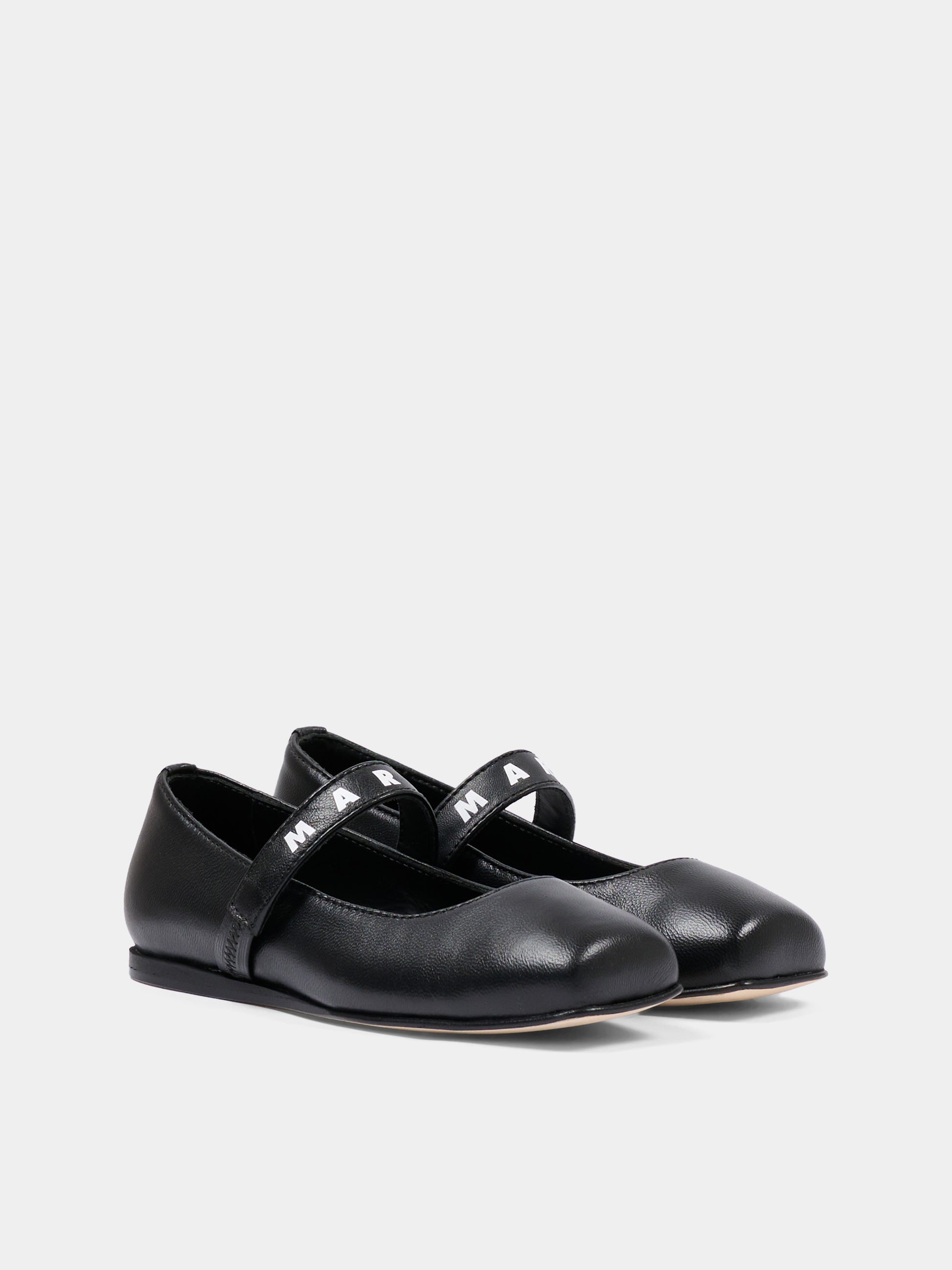 Ballerine nere per bambina,Marni Kids,82325 - VAR1