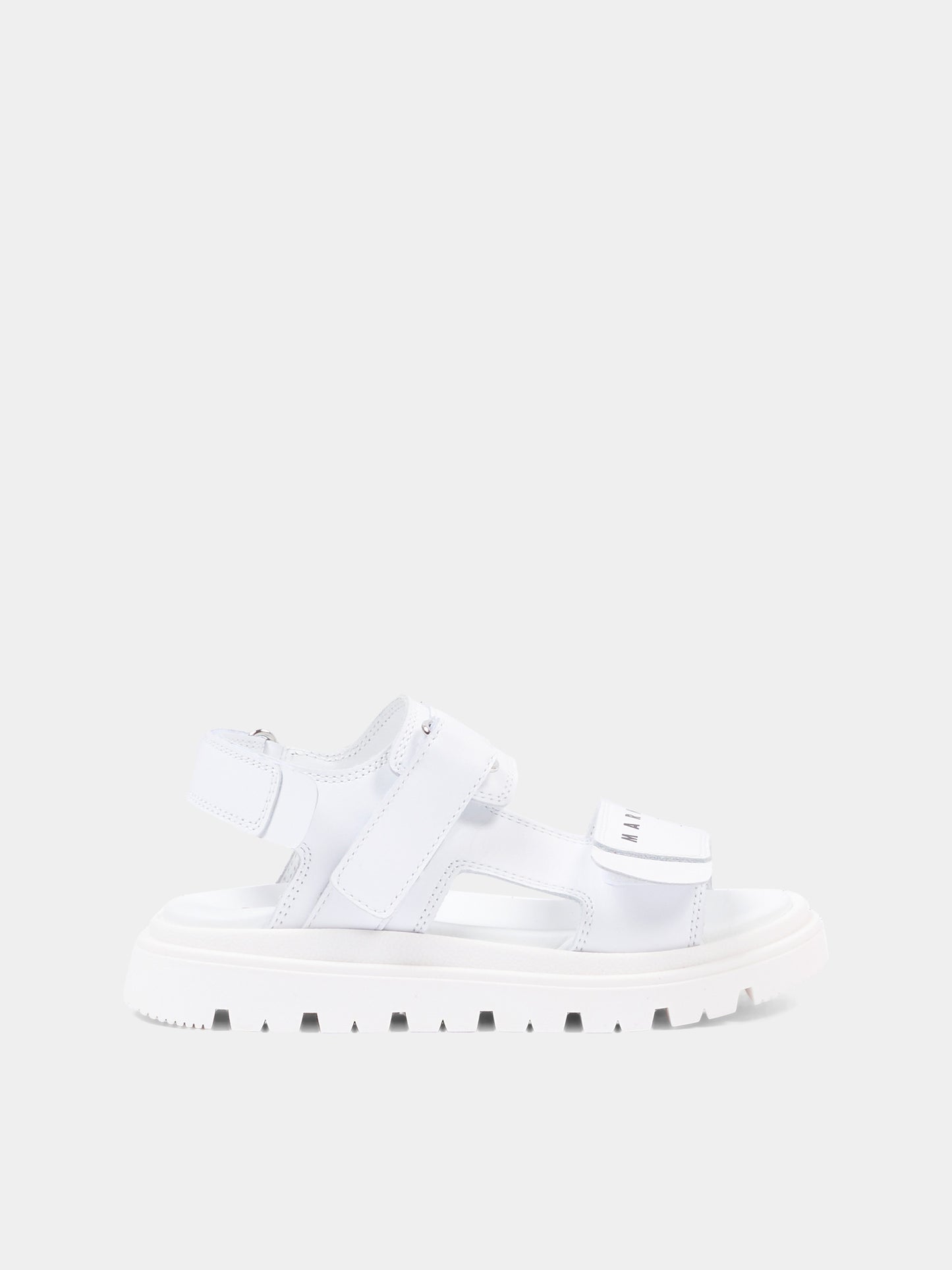 Sandalo bianco per bambina con logo,Marni Kids,82307 - VAR2
