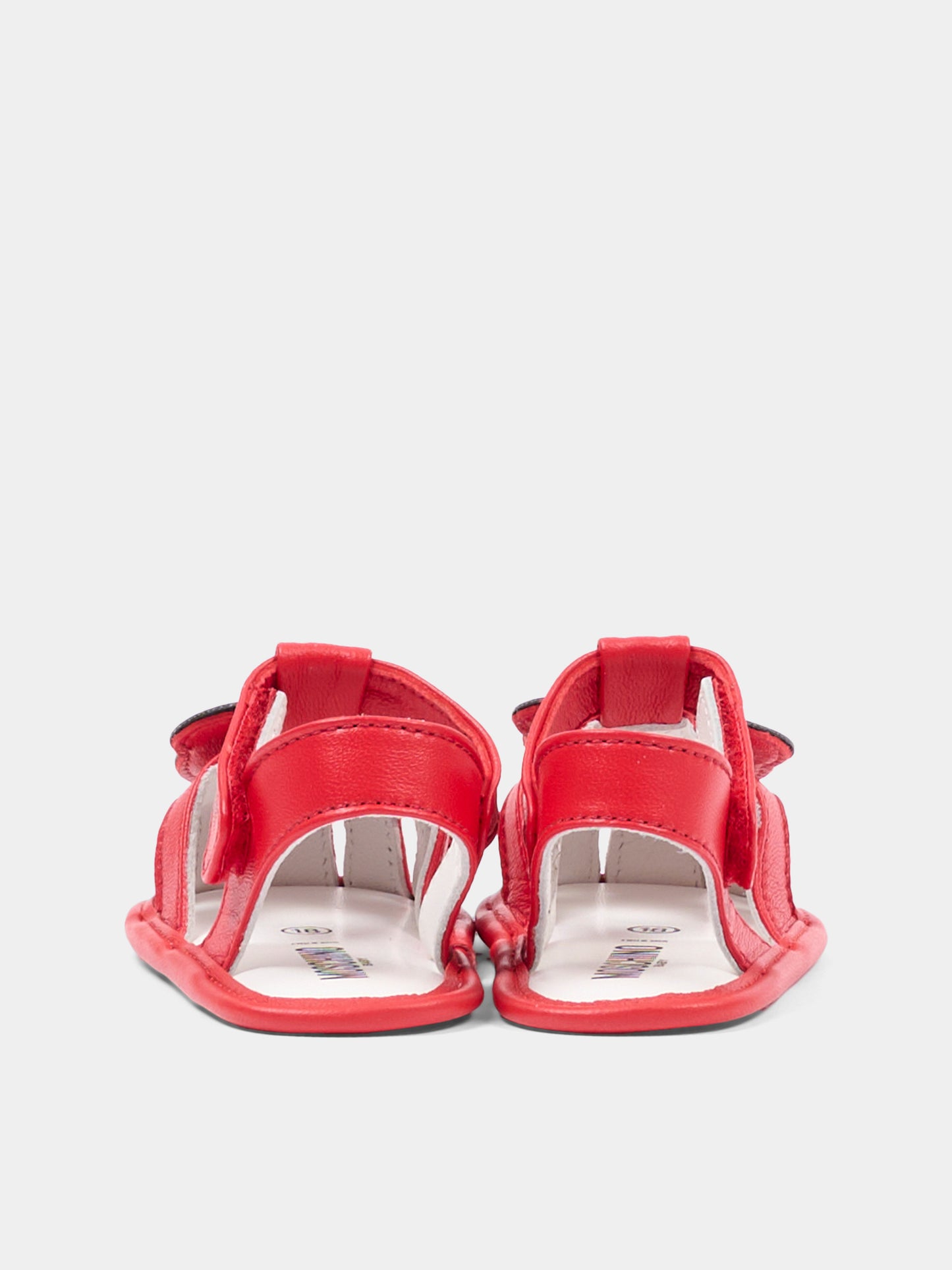 Sandali rossi per neonata con Teddy Bear,Moschino Kids,82881 - VAR5